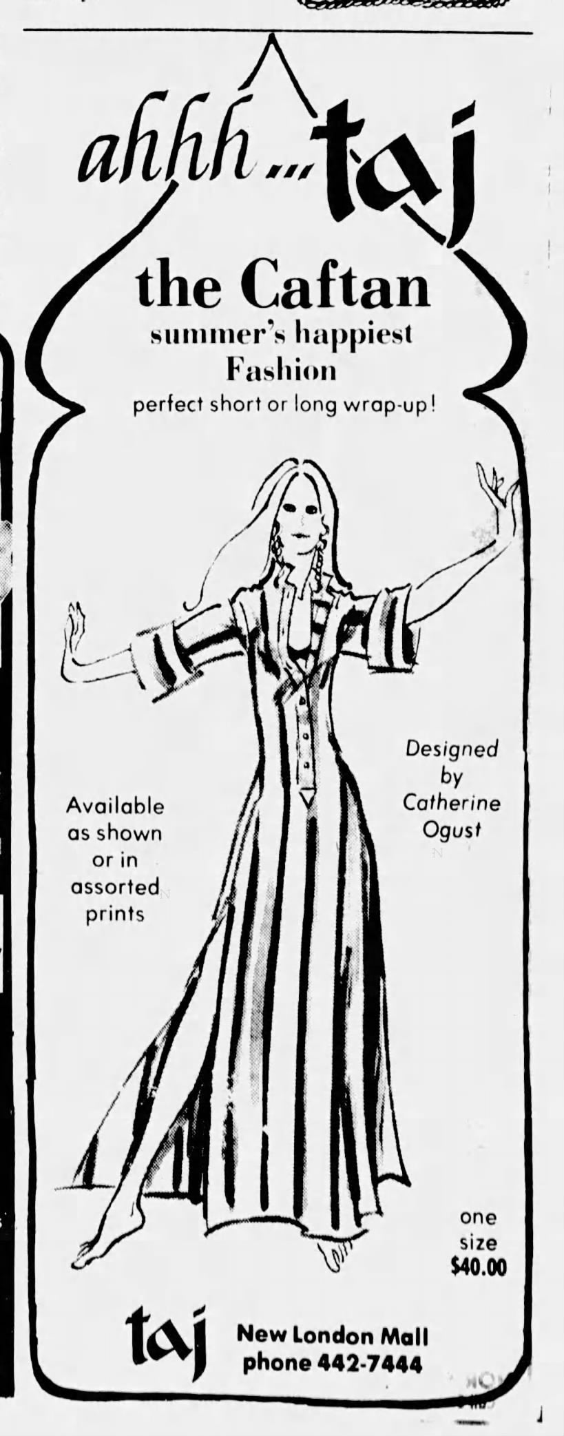 1970s/80s Bold Floral “Forever” Dress by Catherine Ogust for Penthouse Gallery Size L-XL