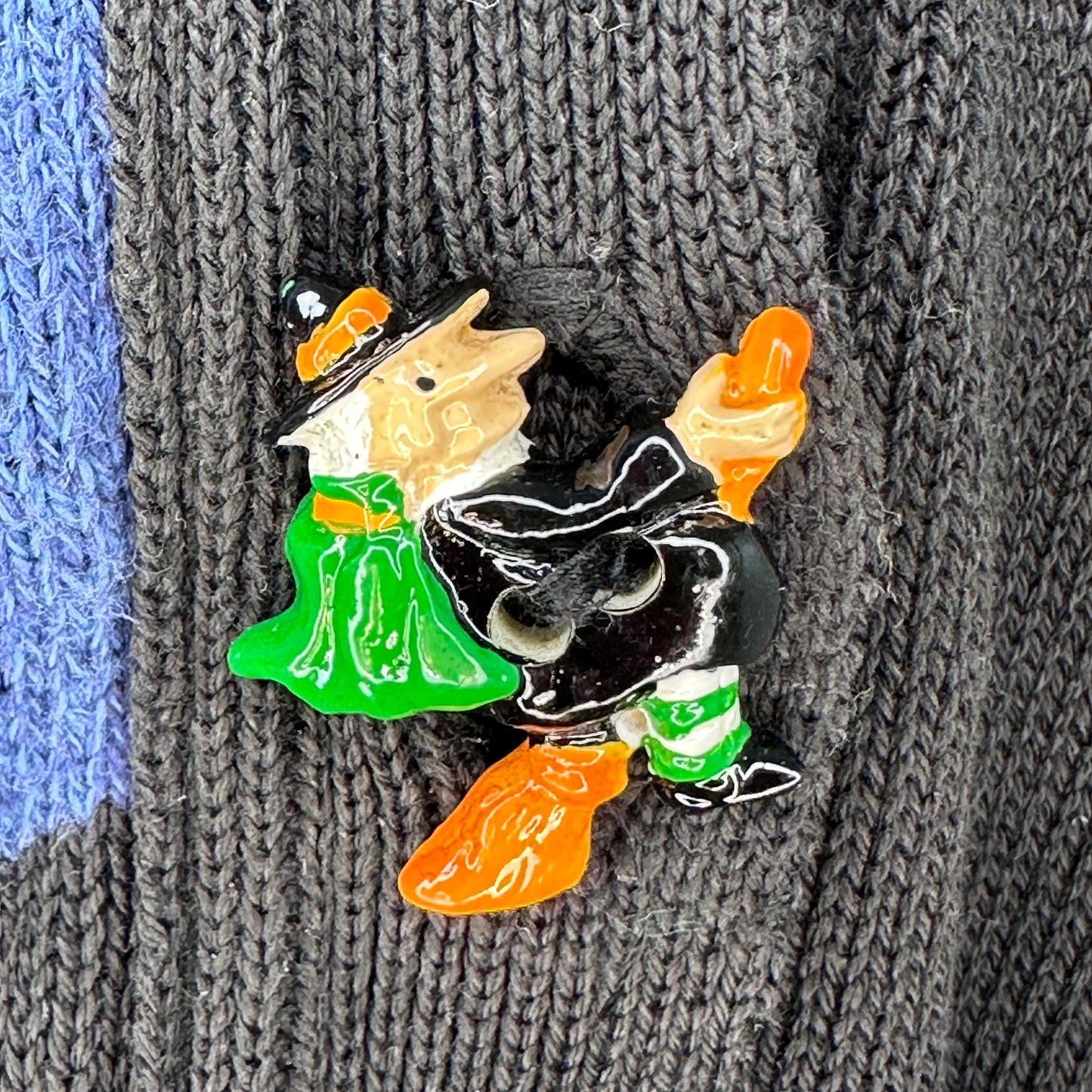 1990s Halloween Cardigan Sweater, Casual Corner & Co Size Medium, Trick or Treat, Jack-O-Lantern