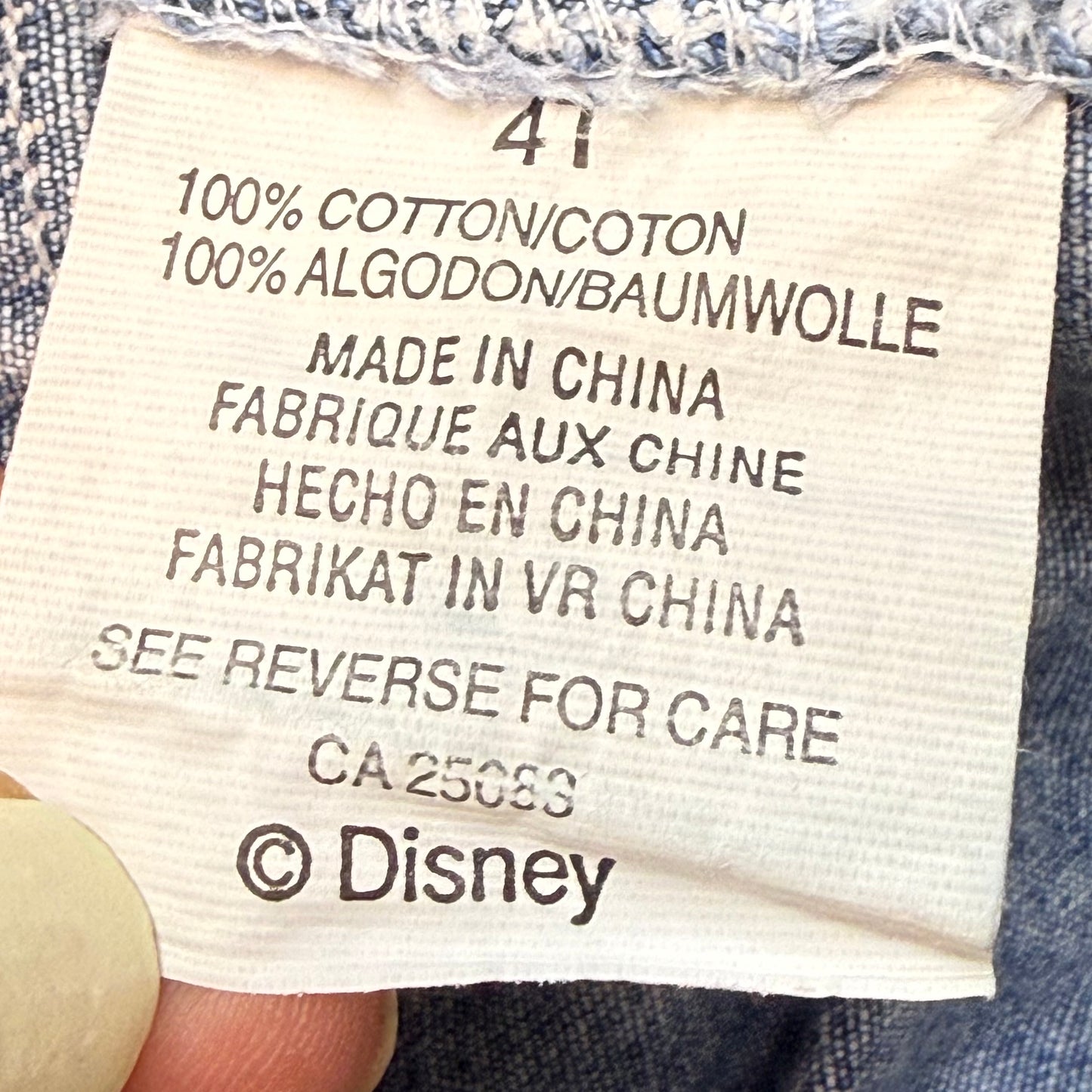 1990s Aristocats Marie Embroidered Denim Shortalls, The Disney Catalog Size 4T, Blue Jean Overalls