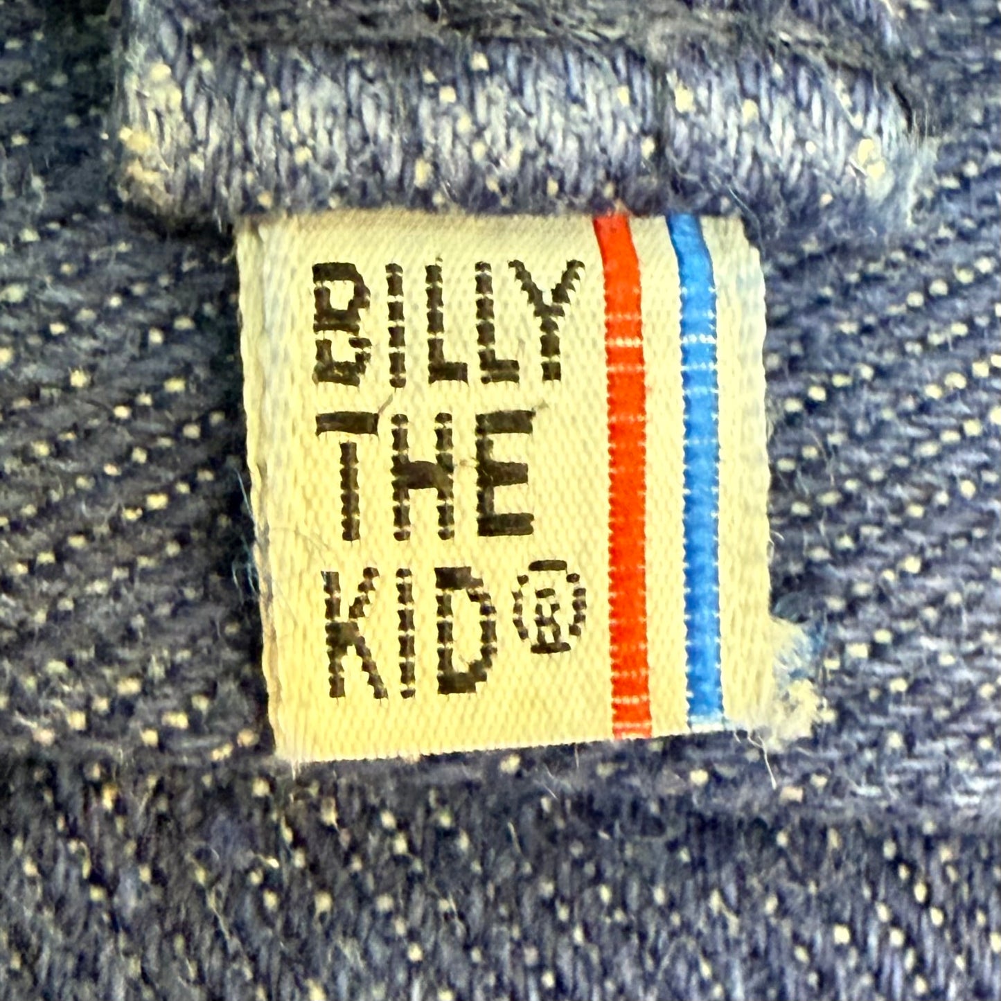 1970s Kids Flare Leg Blue Jeans, Billy the Kid Size 6