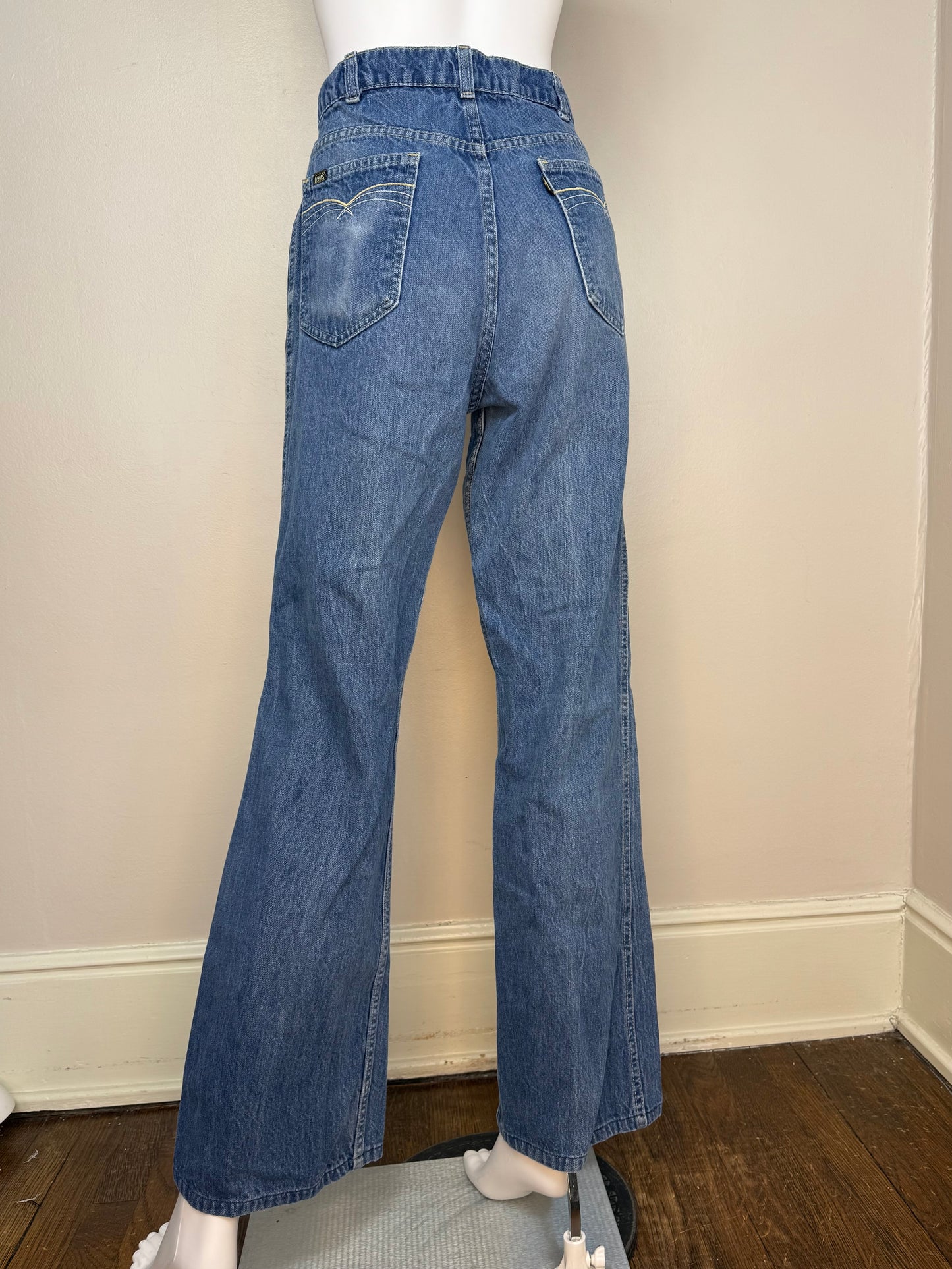 1980s Blue Jeans, Levi’s, 32"x32", Black Tab, High Rise Boot Cut