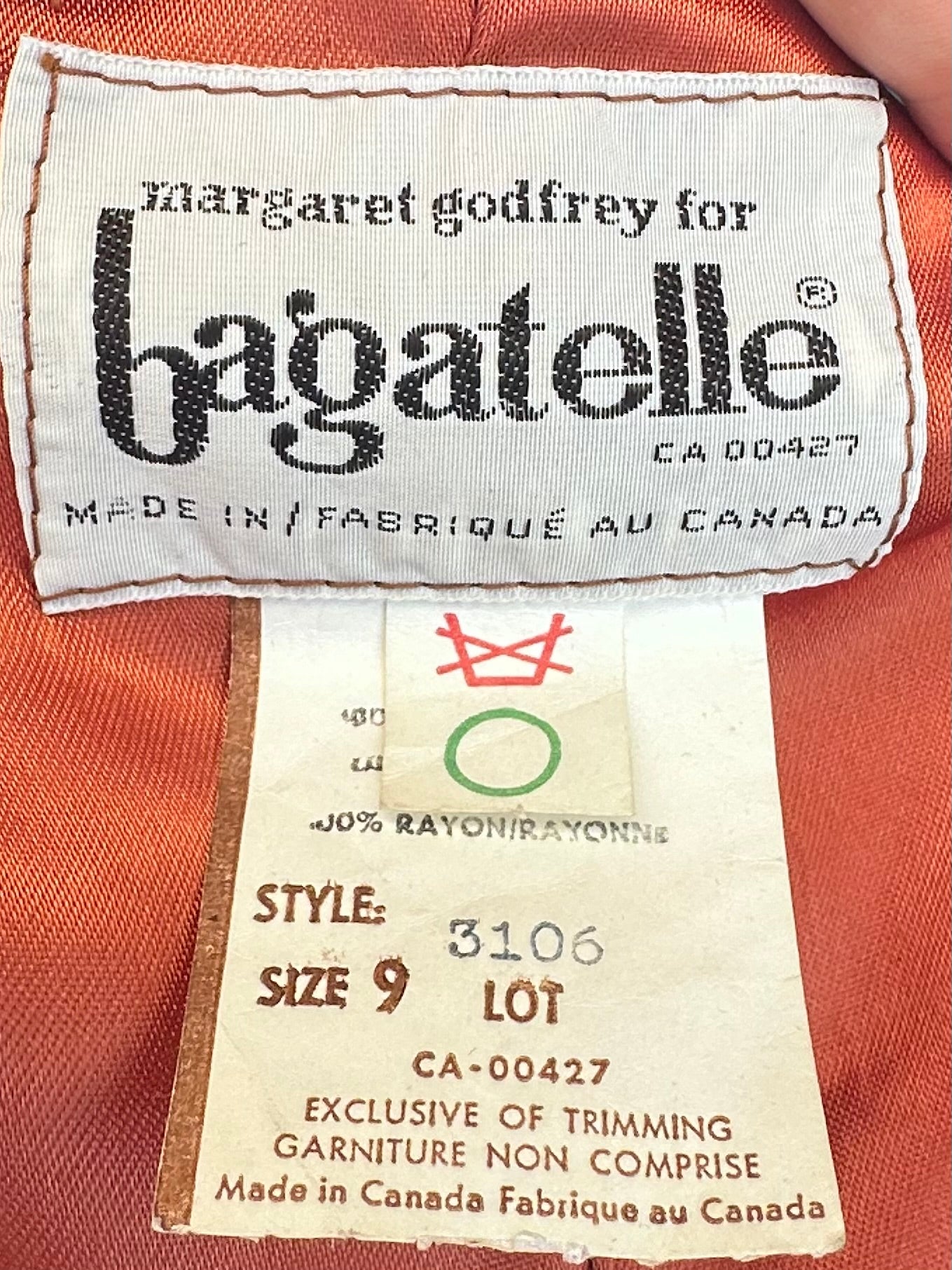 1970s Women’s Brown Leather Three Piece Pant Suit, Margaret Godfrey for Bagatelle Size XS, Blazer Vest Pants
