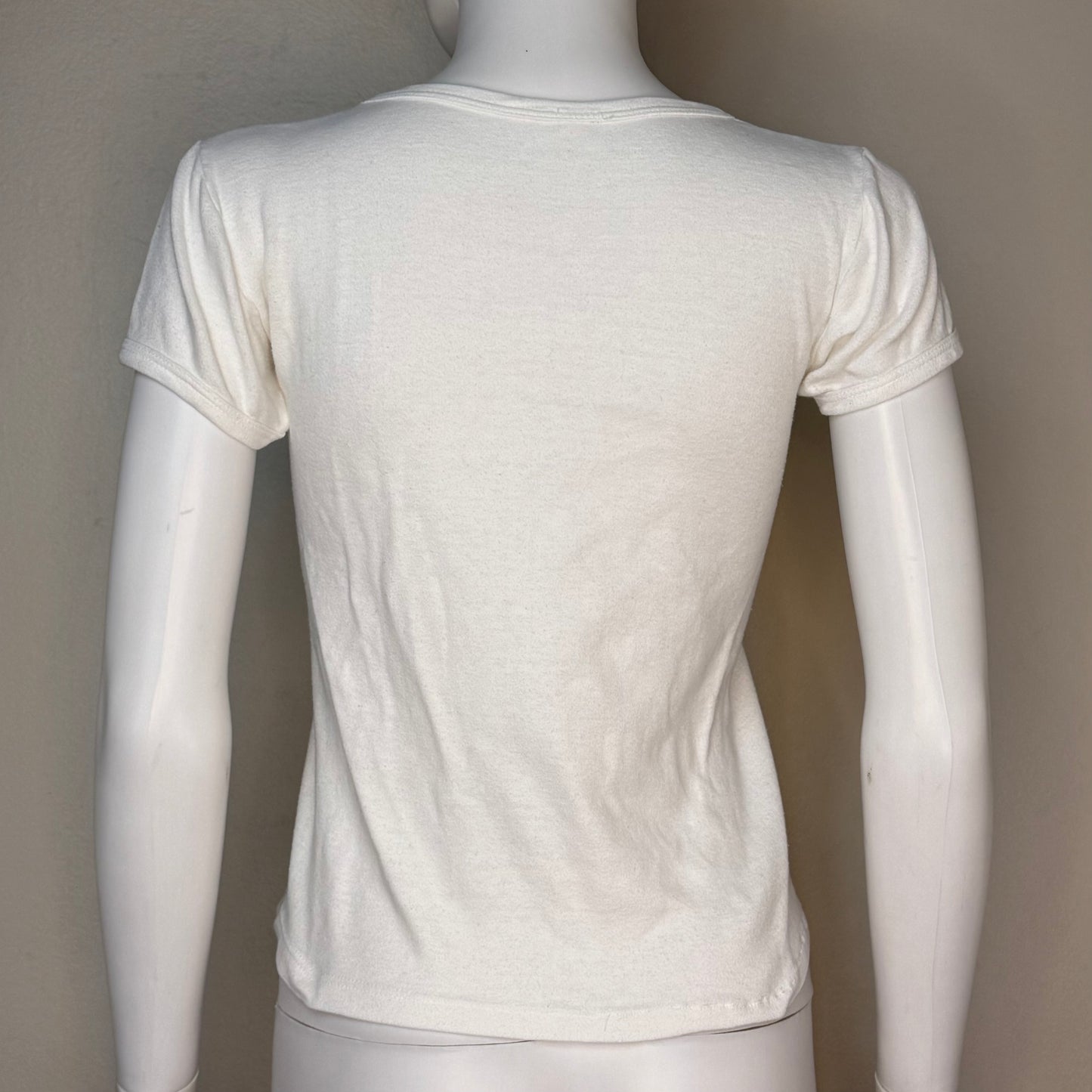 1970s Little Bay Beach Hotel St Maarten T-Shirt, Women's Size XS or Kids size 10/12, Femme Baby Doll Tee