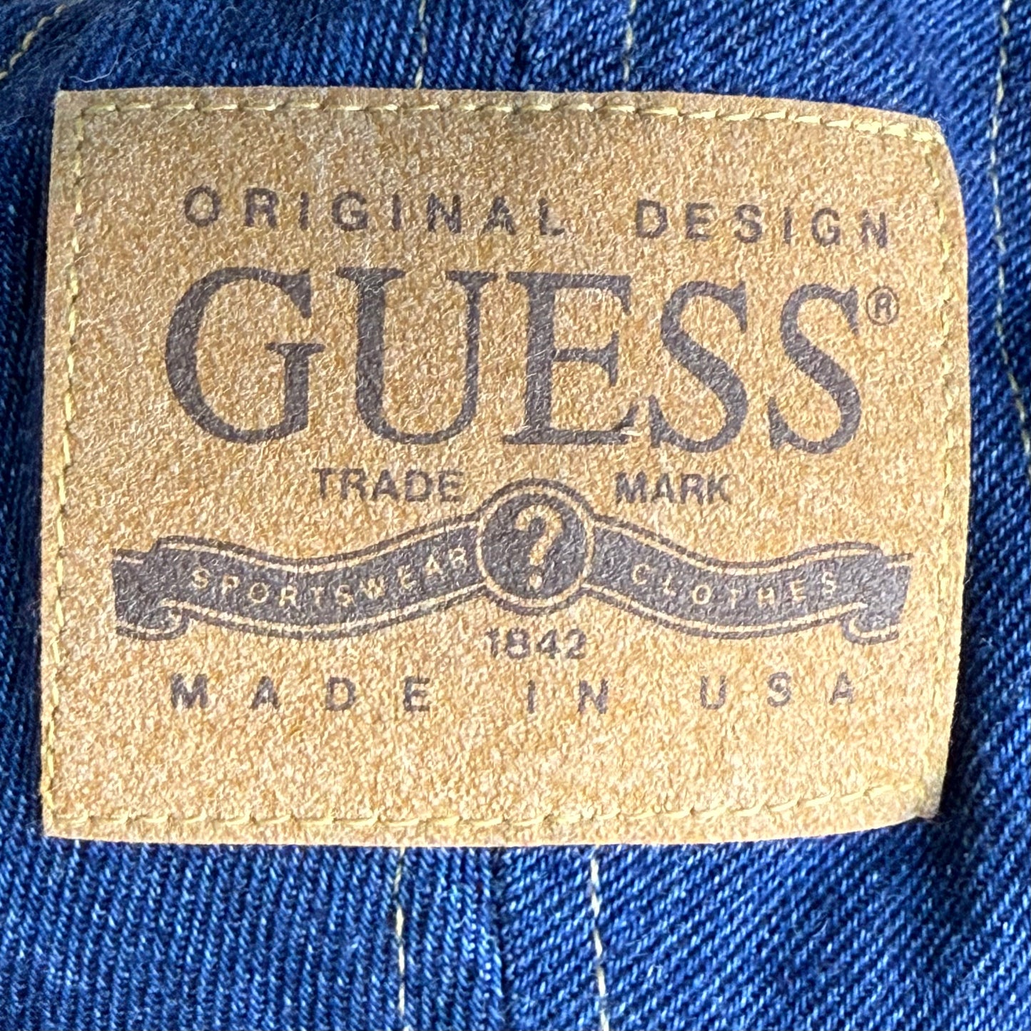 1980s/90s Denim Hat, Baby Guess by George’s Marciano, Blue Jean Cap, Adjustable