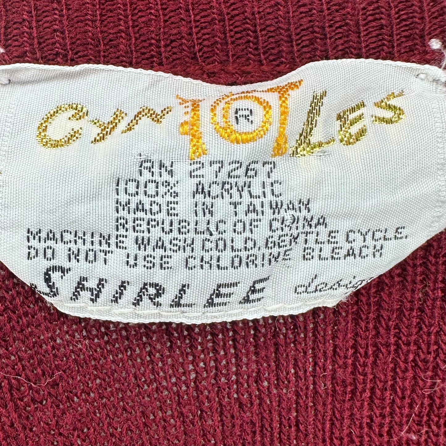 1970s/80s Embroidered Duck Sweater, Cyn-Les Shirlee Designs Size XL