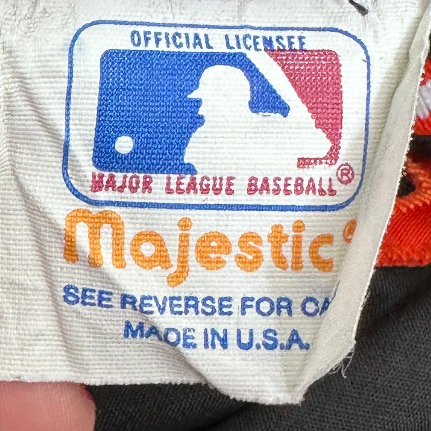 1980s Baltimore Orioles Jacket, Majestic Size XL, Official License Major League Baseball