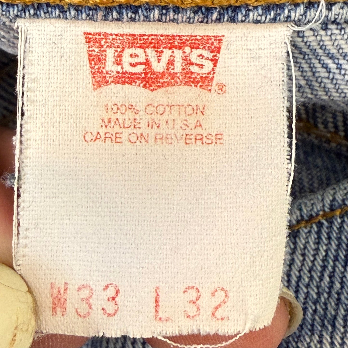 1990s Levi’s 517 Blue Jeans, 32"x31.5", High Rise Boot Cut