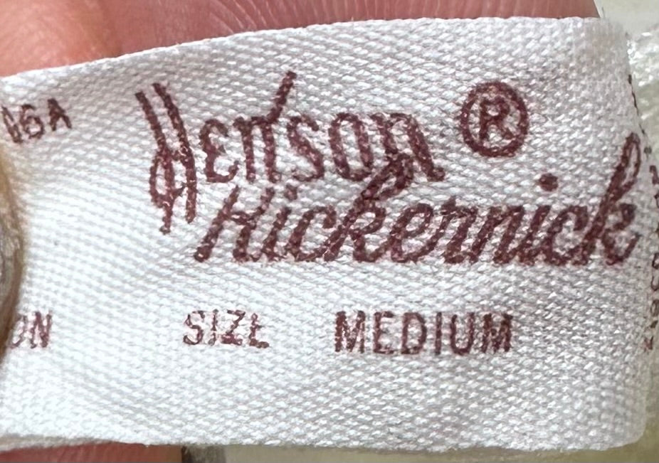 1960s Off White Nylon Bed Jacket, Henson Kickernick Size Medium
