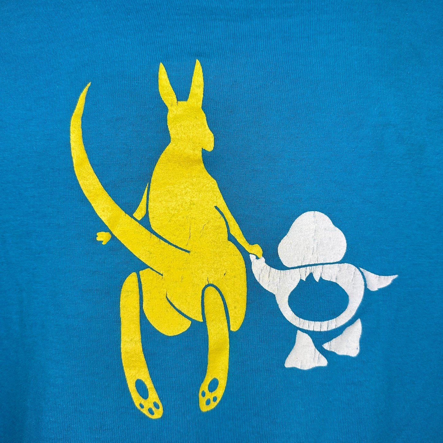 1980s Memphis in May T-Shirt, Jerzees by Russell Size Large, Kangaroo, Peabody Hotel Duck