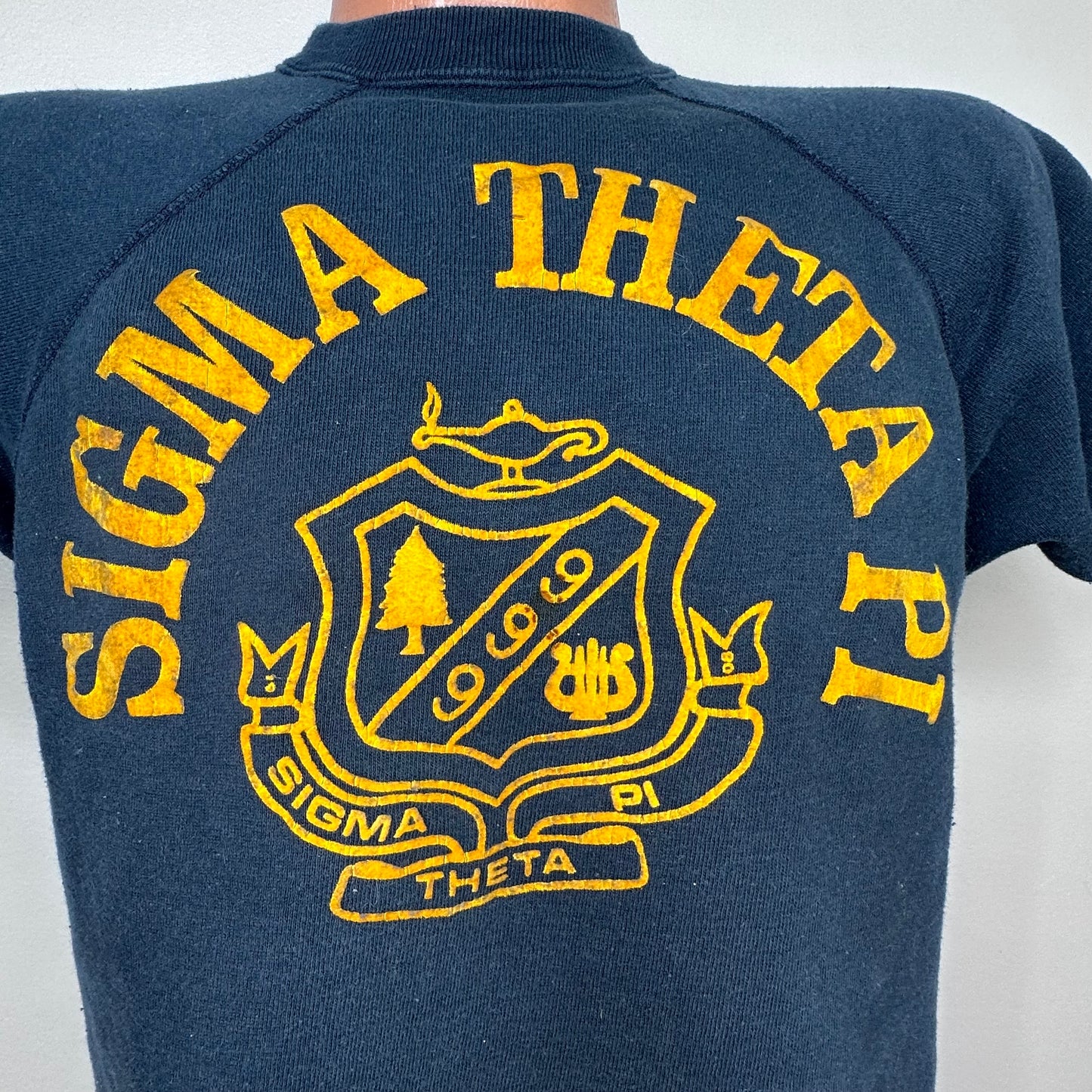 1950s Sigma Theta Pi Sorority Short Sleeve Sweatshirt, FSSC Size Large, Jewish High School Girls