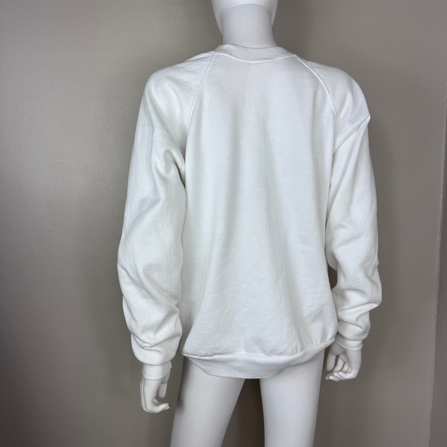 1980s Santa Claus Christmas Sweatshirt, I’m in the Red Again!, U.S. Sweats Size Large