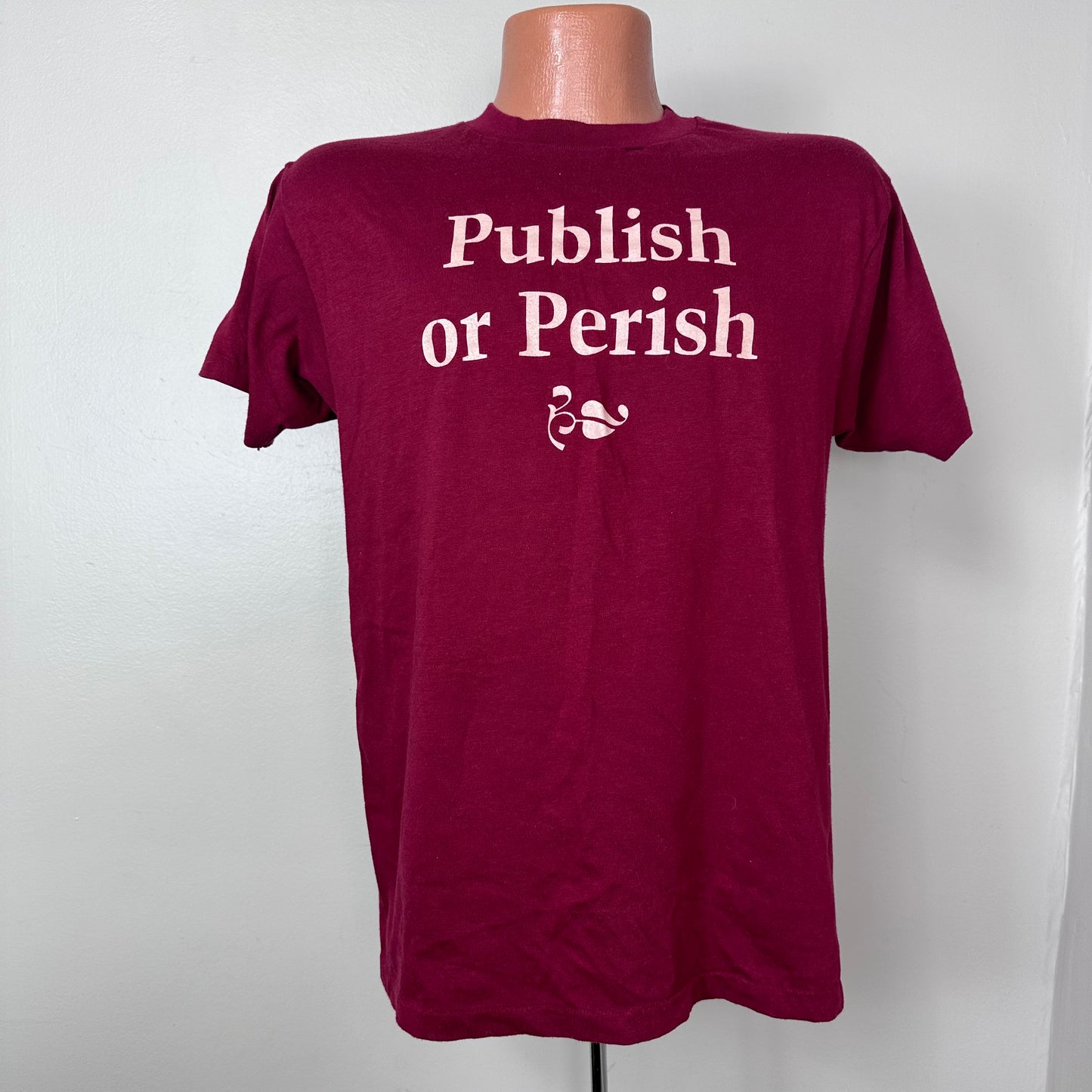 1980s Publish or Perish The University of Alabama Press T-Shirt, Hanes Size Medium