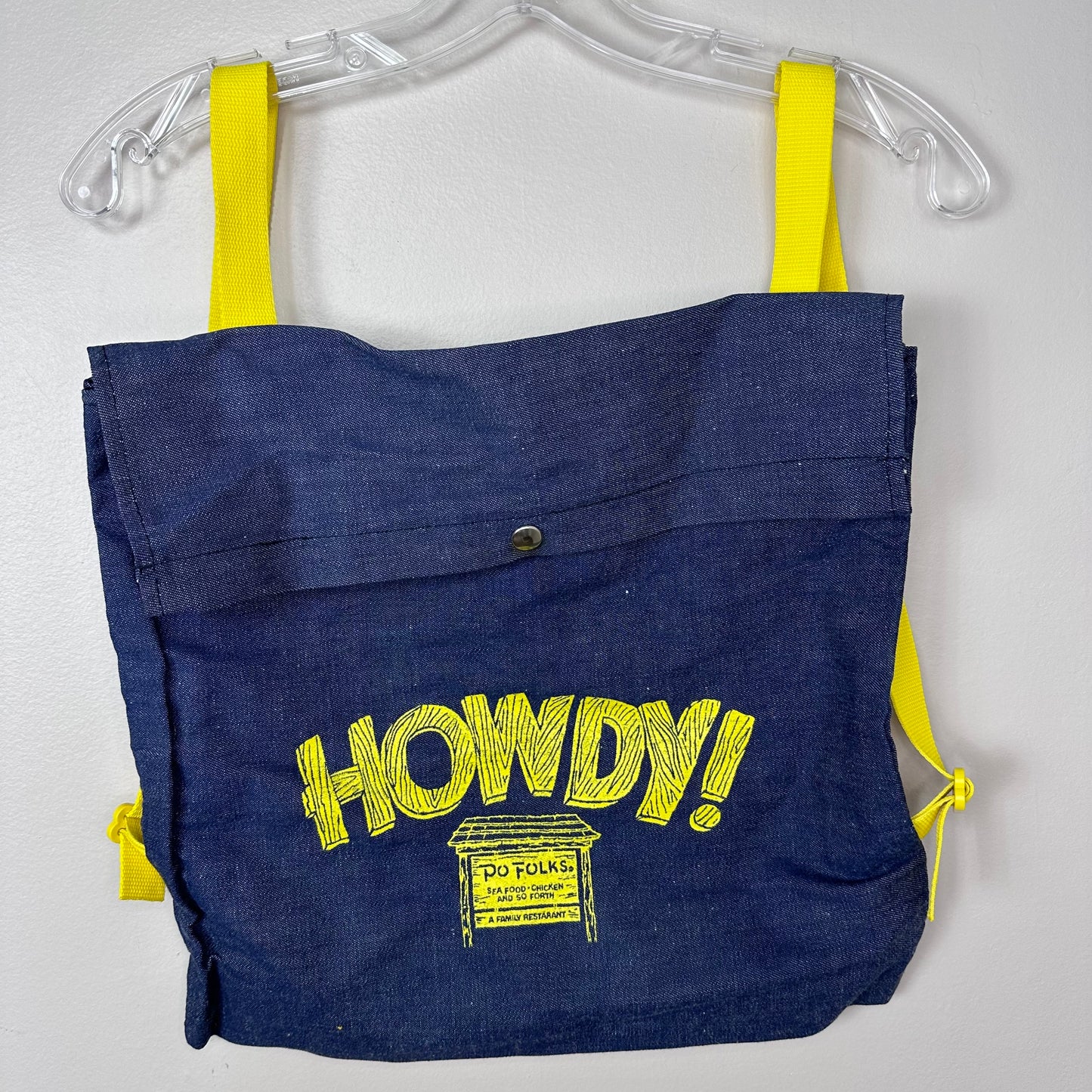 1970s/80 Howdy Po Folks Denim Backpack