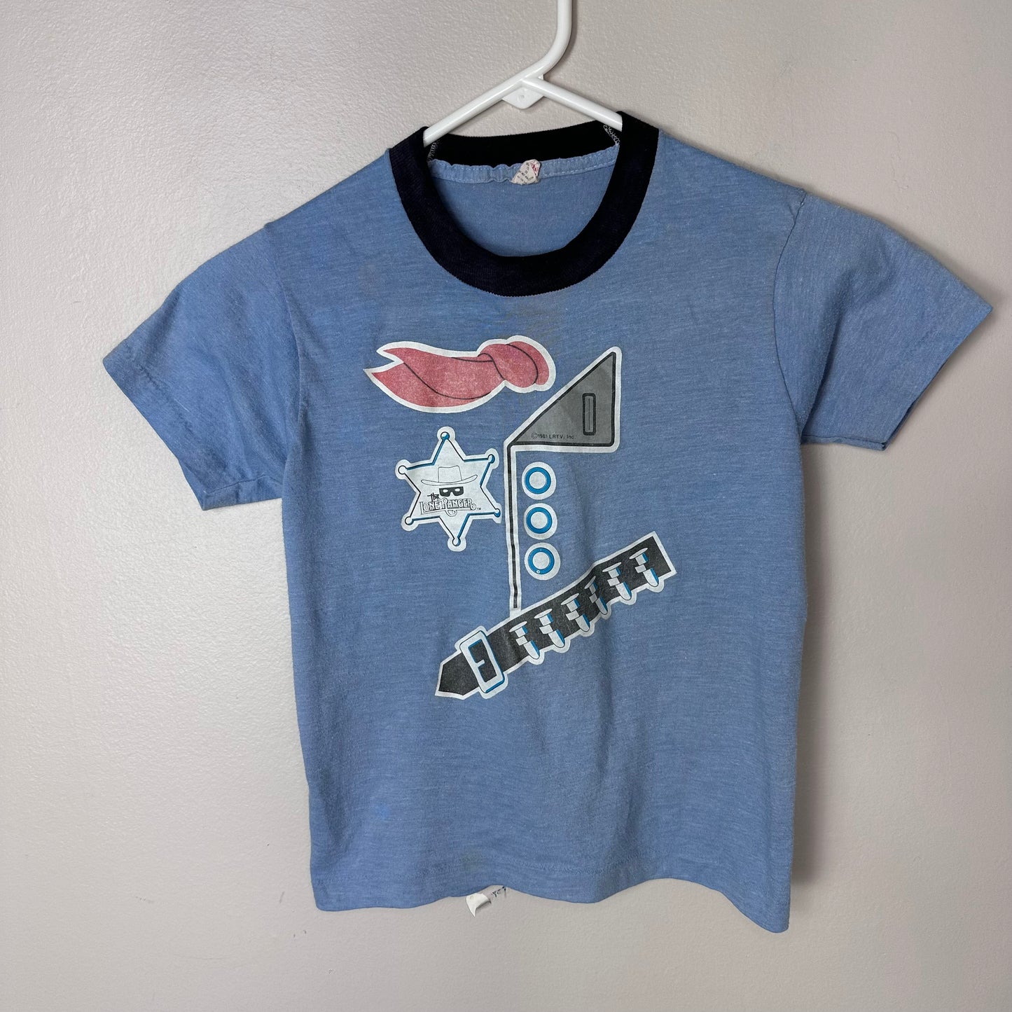1980s The Legend of the Lone Ranger T-Shirt, Underoos Size 8