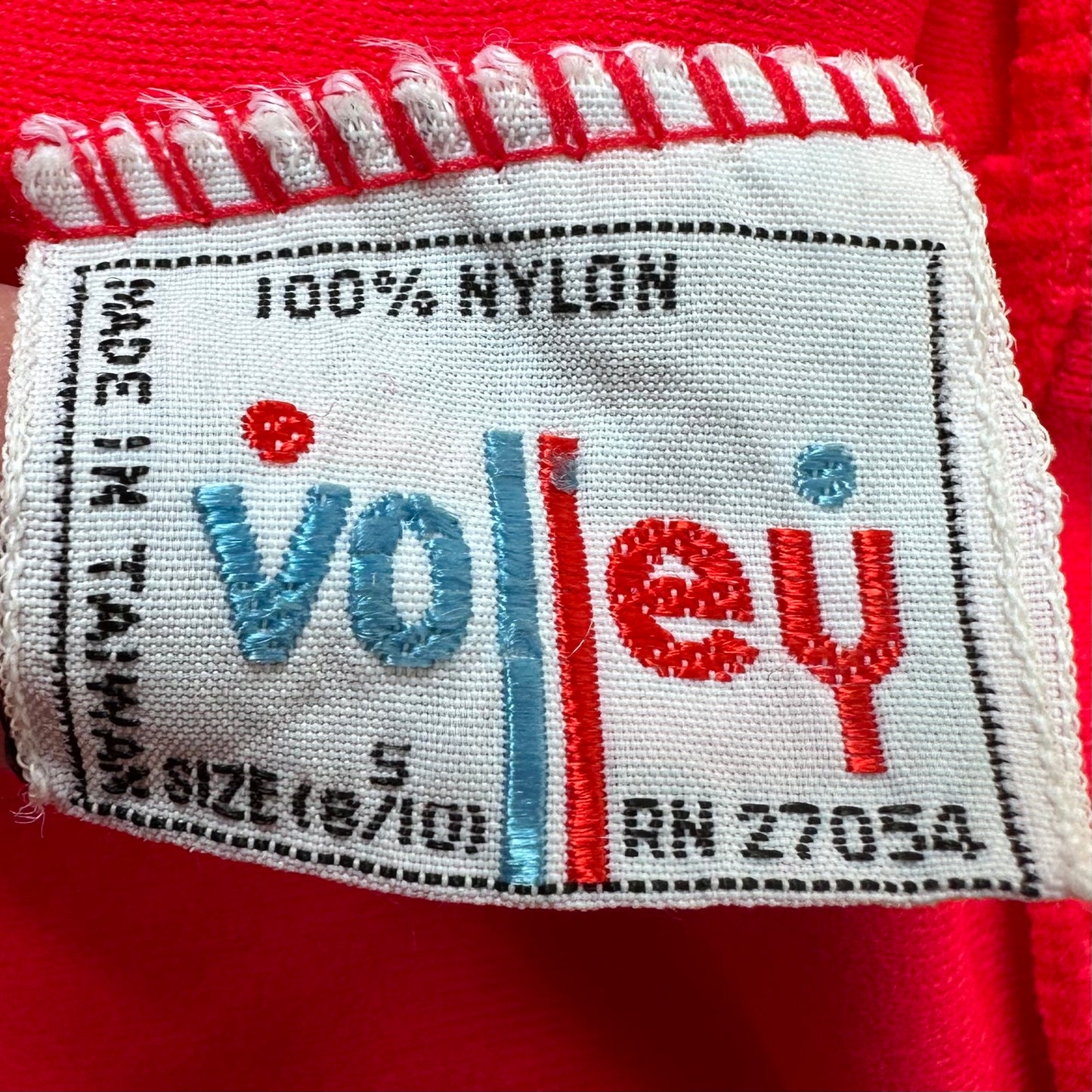1970s Boys Red Swim Trunks, Volley Size 6