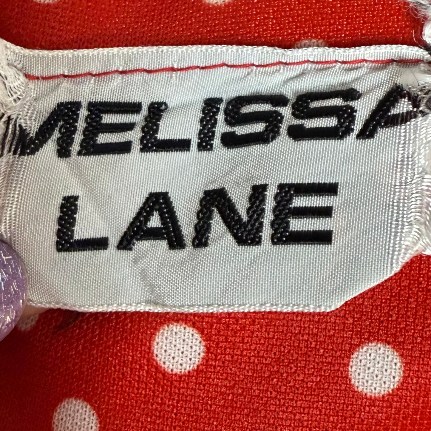 1970s Red and White Polka Dot Maxi Dress, Melissa Lane Size XS