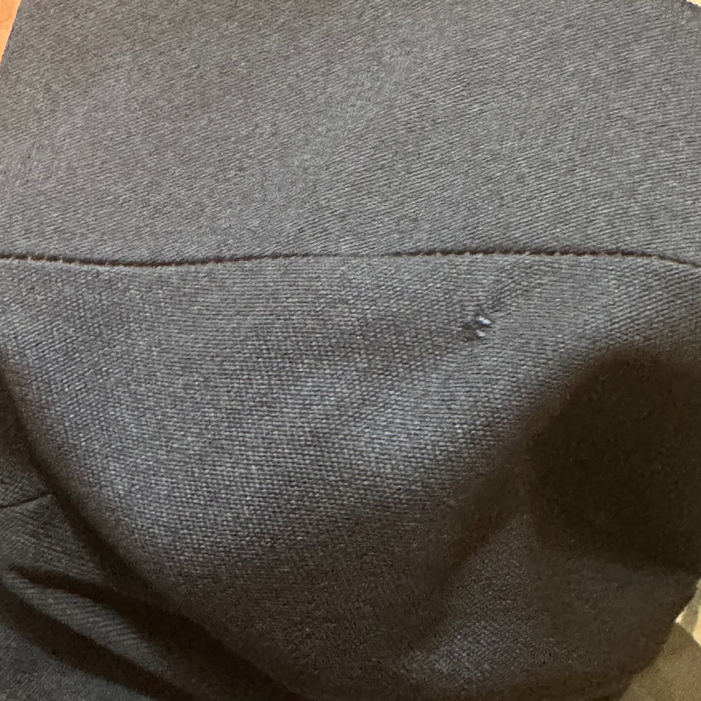 1970s Navy Blue Wrap Around Dress with Flutter Sleeves, Eleanor Brenner for Brenner Couture Size Small