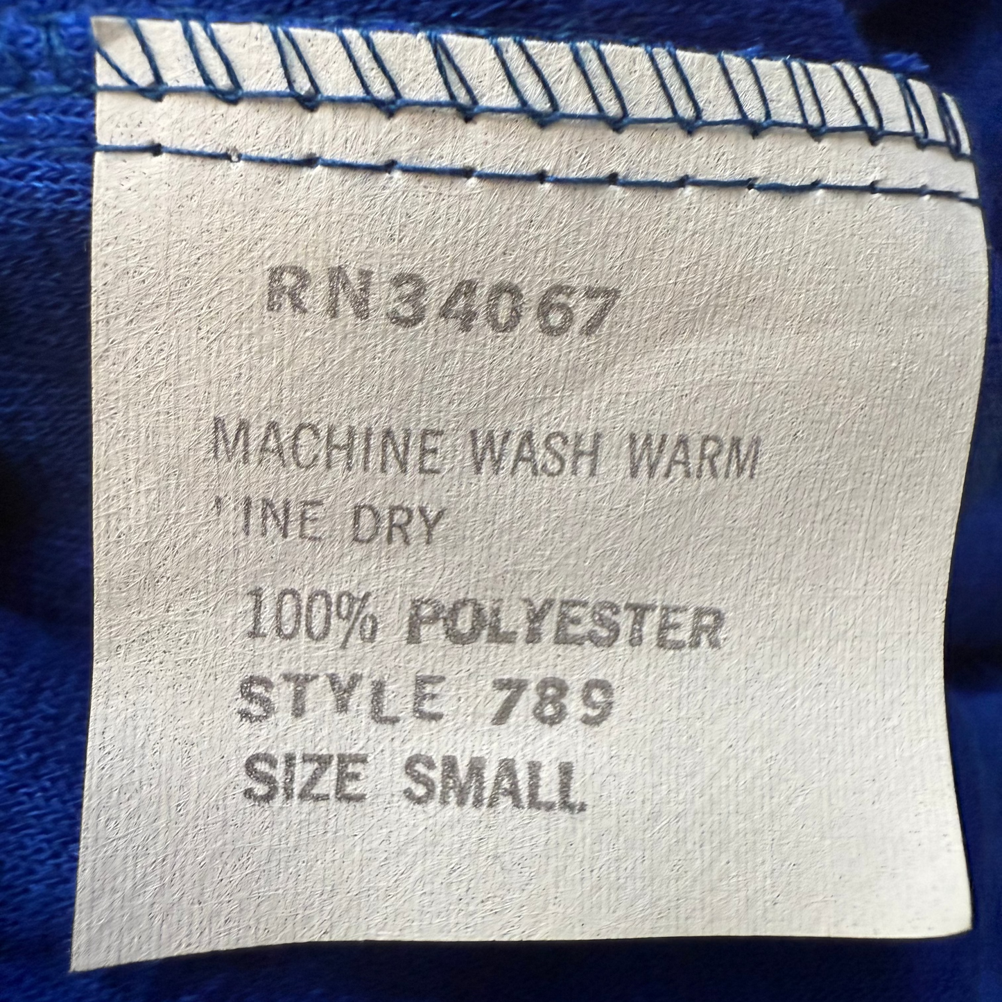 1970s Blue Terrycloth Romper, Size X-Small, Deadstock New with Tag, Bathing Suit Swim Beach Cover Up