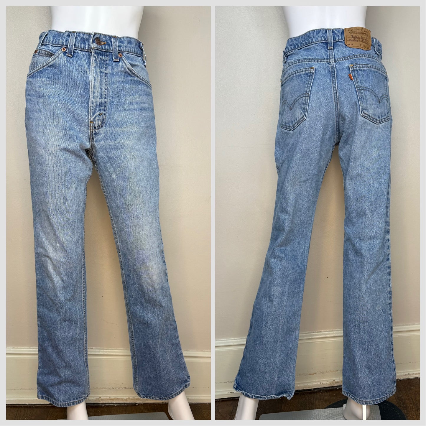 1990s Levi’s 517 Blue Jeans, 32"x31.5", High Rise Boot Cut