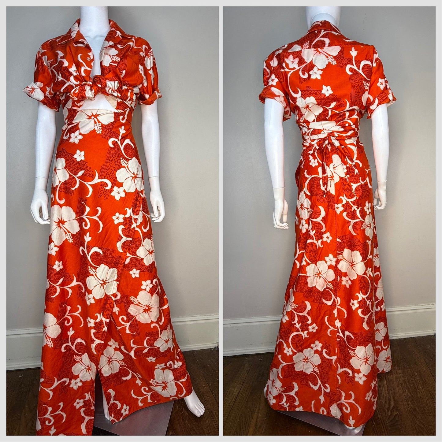 1980s Hawaiian Shirt, Cotton, Hilo Hattie Size Medium