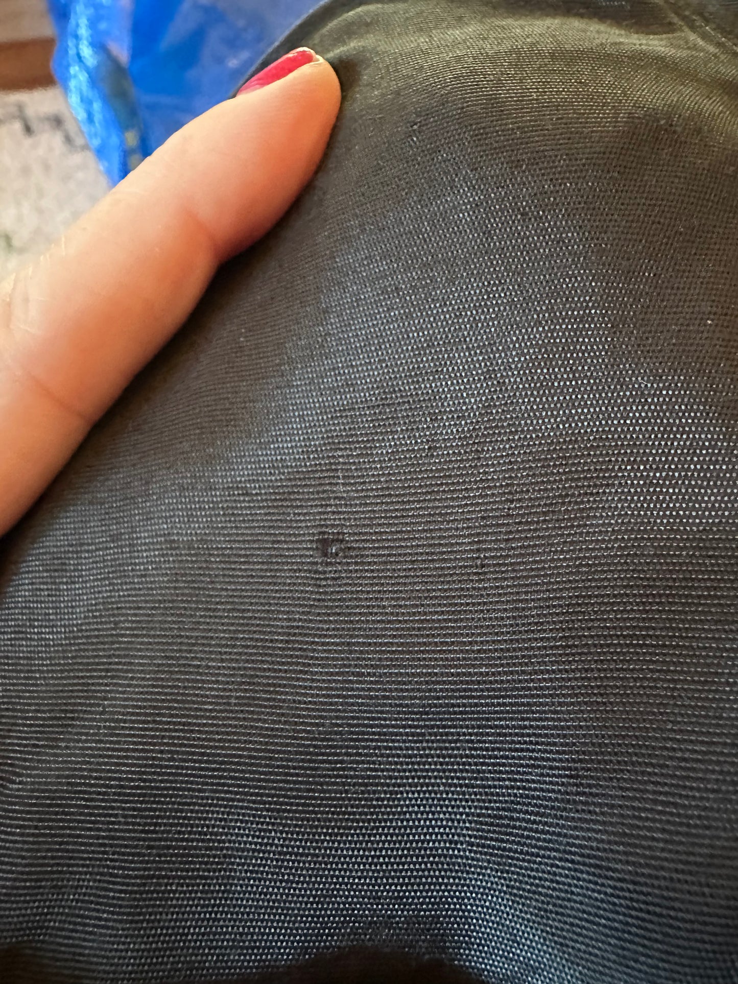 1940s Side Button Black Cropped Pants, Size XXS/XS, 24"x19"