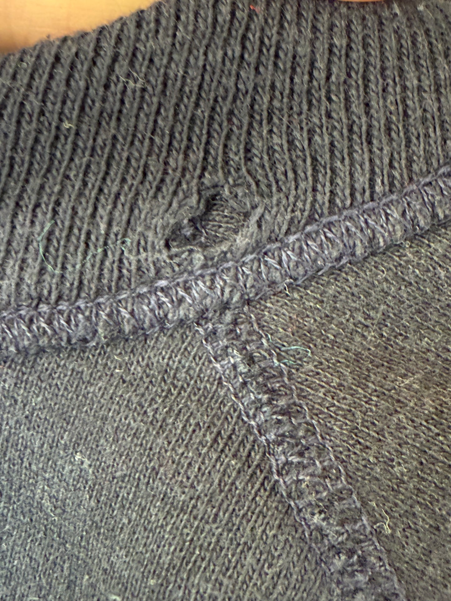 1950s Westside Wildcats Sweatshirt, Navy Blue with Red Flocked Cat, Champion Knitwear Size Medium-Large, Running Man