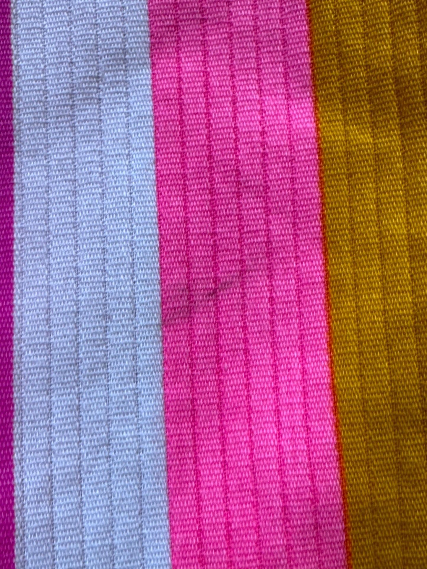 1960s/70s Rainbow Stripe Flare Leg Slacks, Ah! Austin Hill, 31.5x29.75