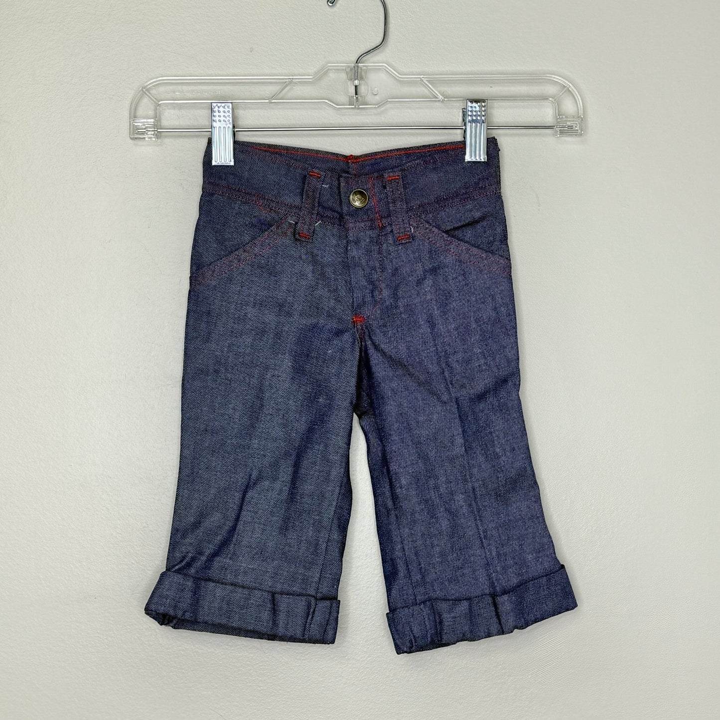 1970s Kids Blue Jeans, Buster Brown Size 2T