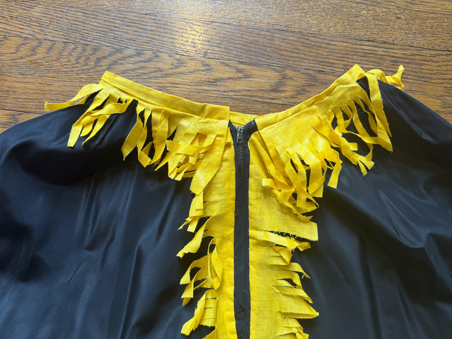 1950s Handmade Cat Skirt Costume, Halloween, Wearable Folk Art, Size XXS
