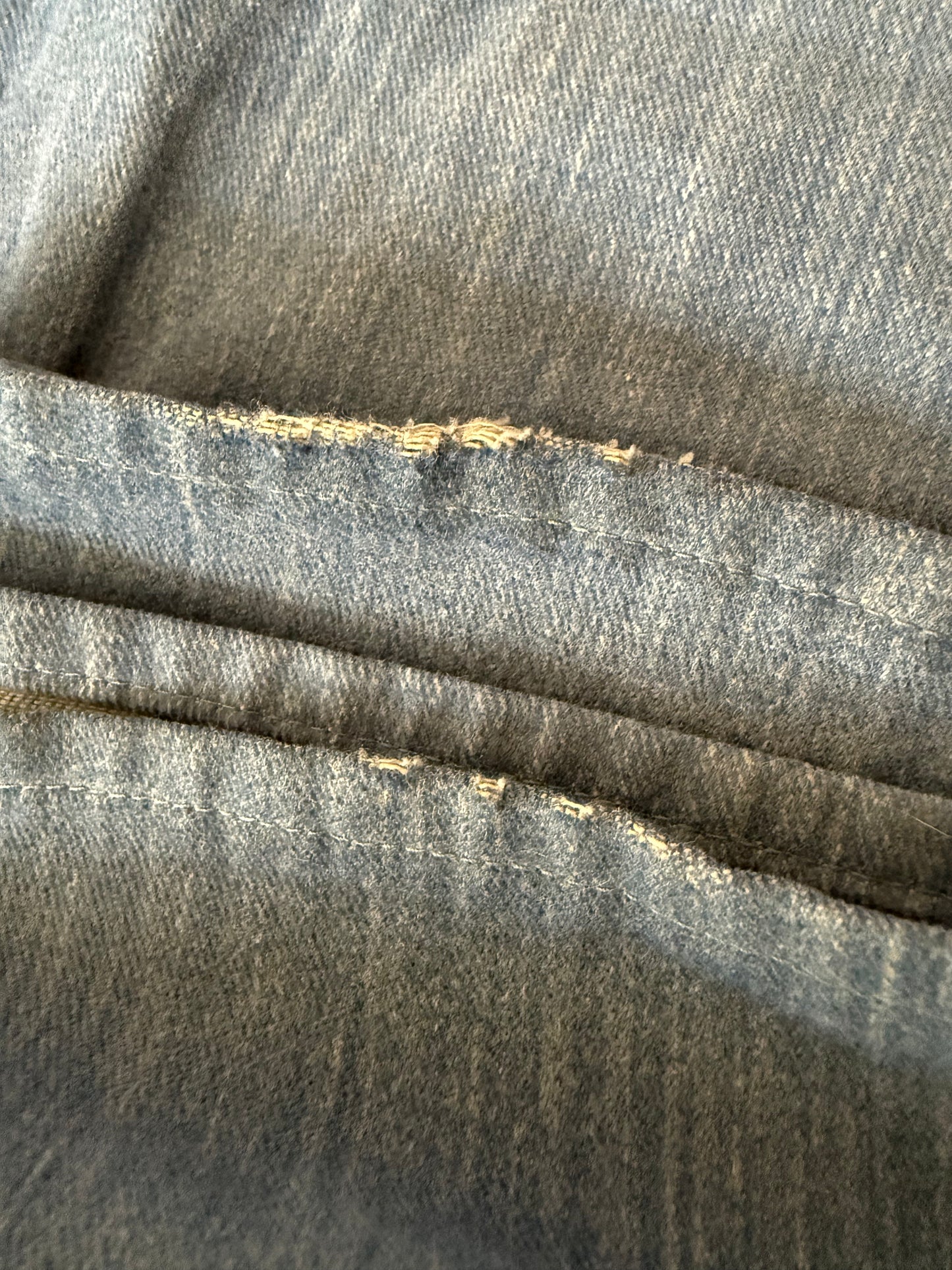 1970s Flare Leg Blue Jeans, The Put On Shop Sears, 28"x30.5", Mid Rise