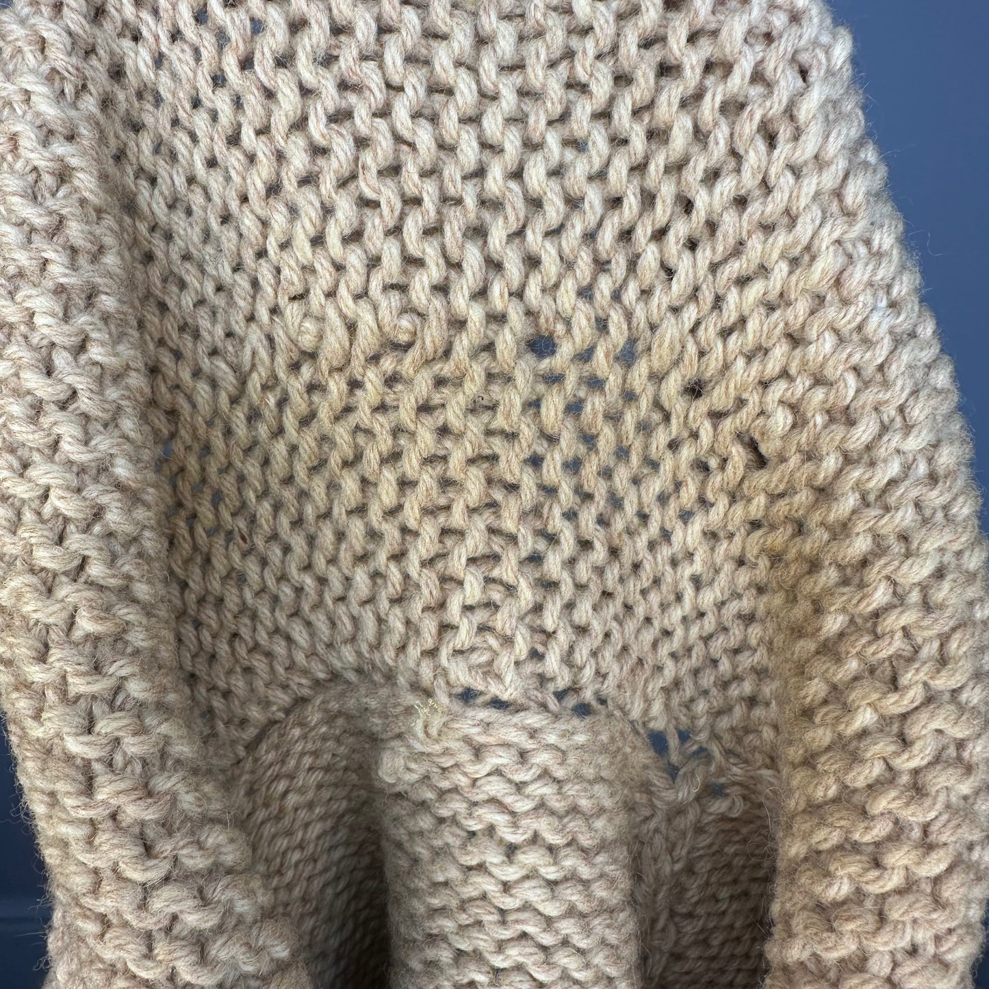 1960s/70s Mary Maxim Rodeo Cardigan Sweater, Size M-L, Shawl Collar, Hand Knit, Cowboy Bucking Bronco