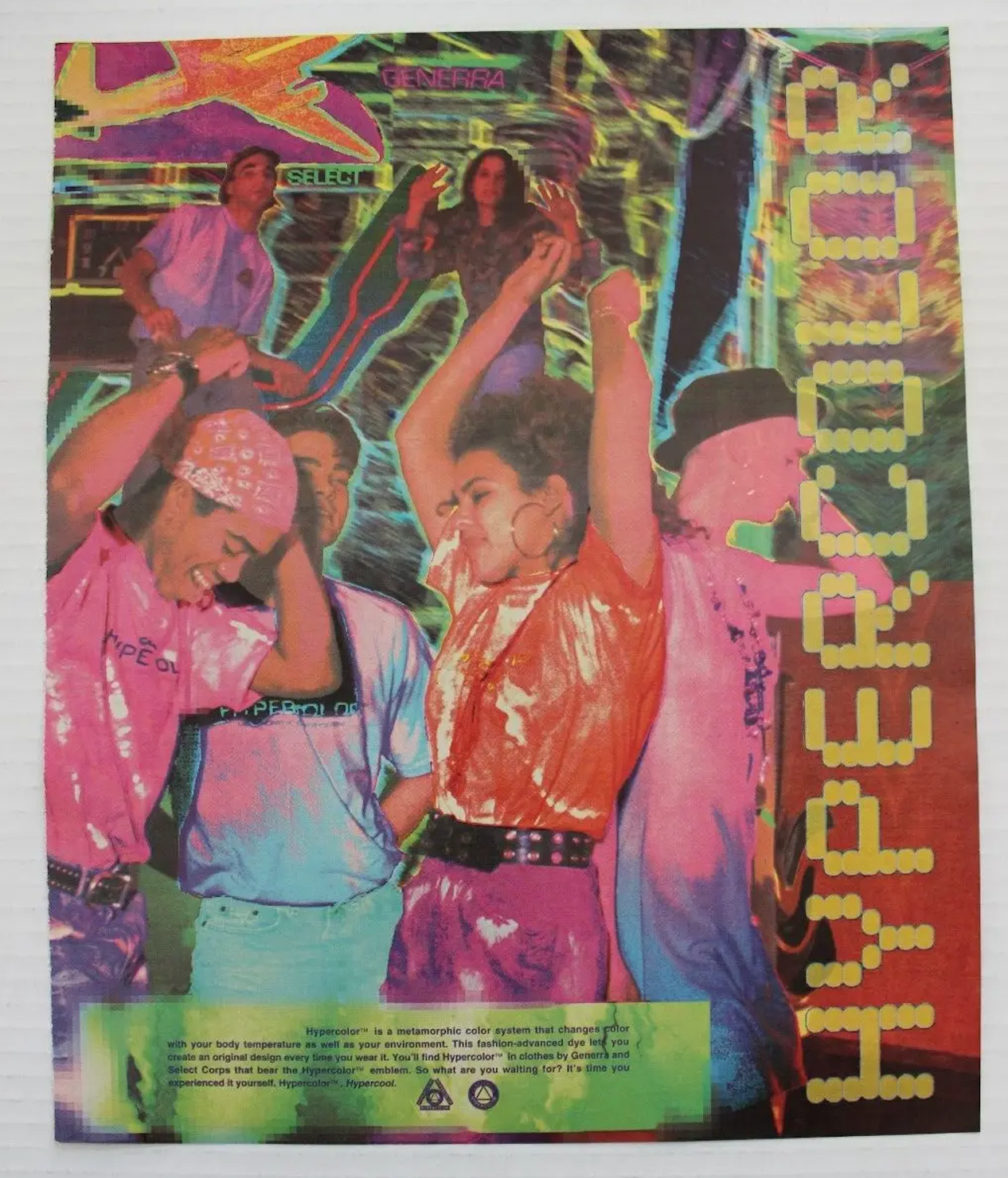 1990s Pink Tie Dye Hypercolor T-Shirt, Generra Size XL, Color Change