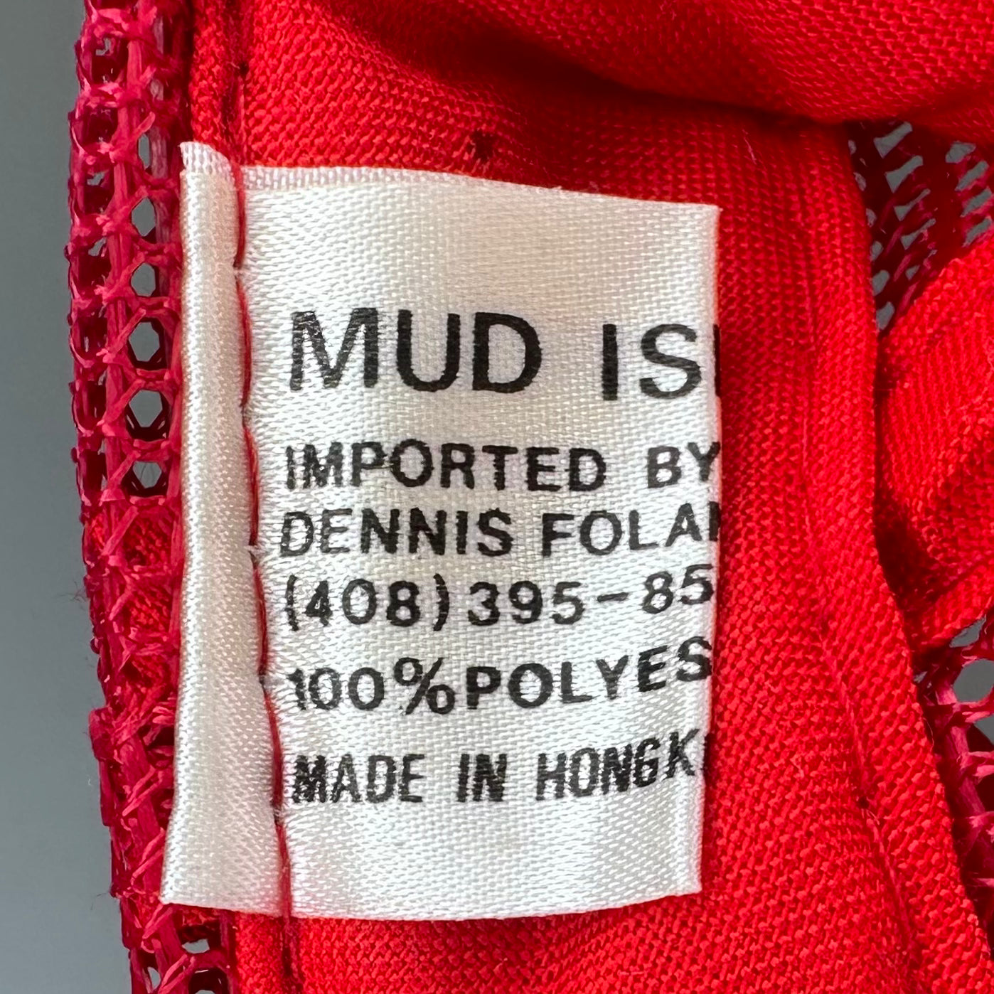 1980s Mud Island Memphis Mesh Back Hat