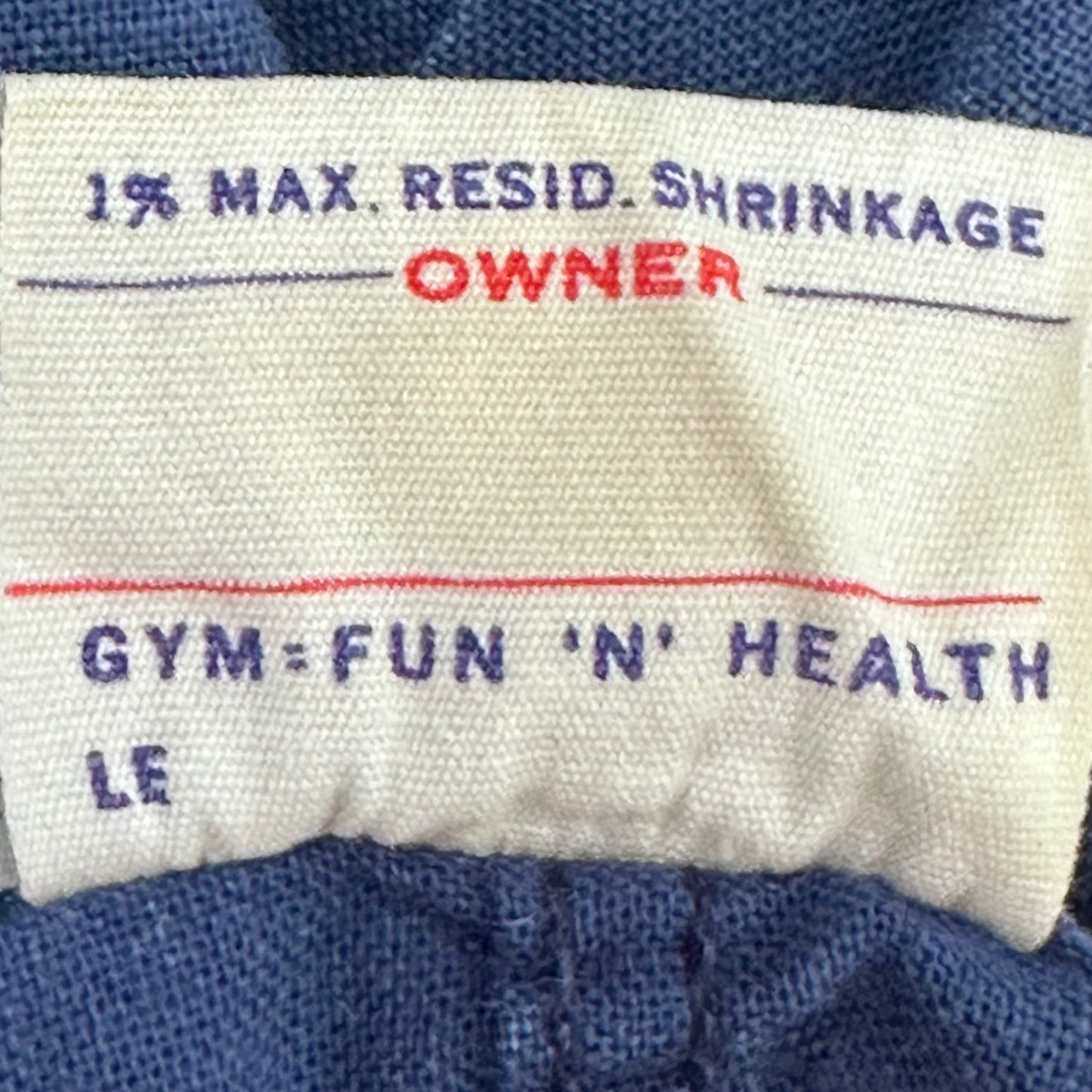 1950s/60s School Gym Uniform Romper, Moore Size Small