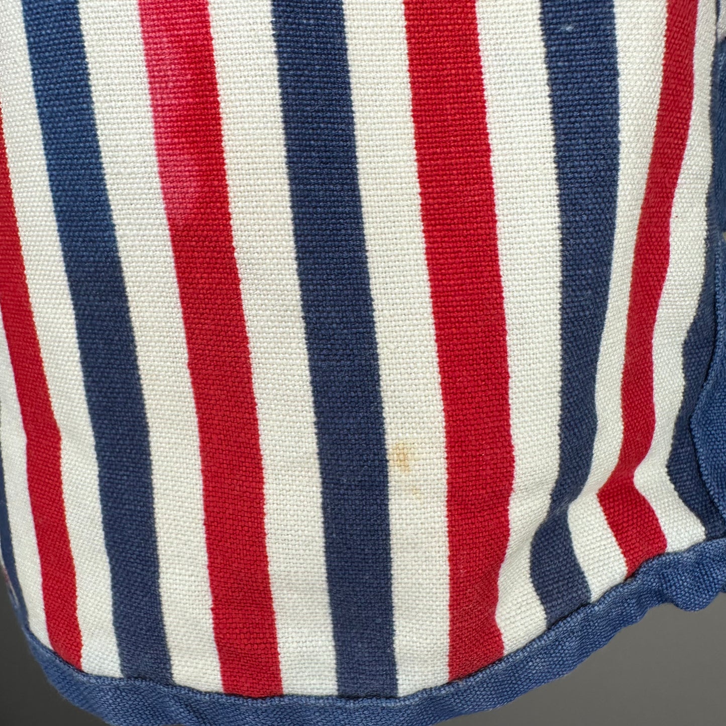1940/50s Striped High Waisted Shorts, 24" Waist, Back Zip, Side Buckles
