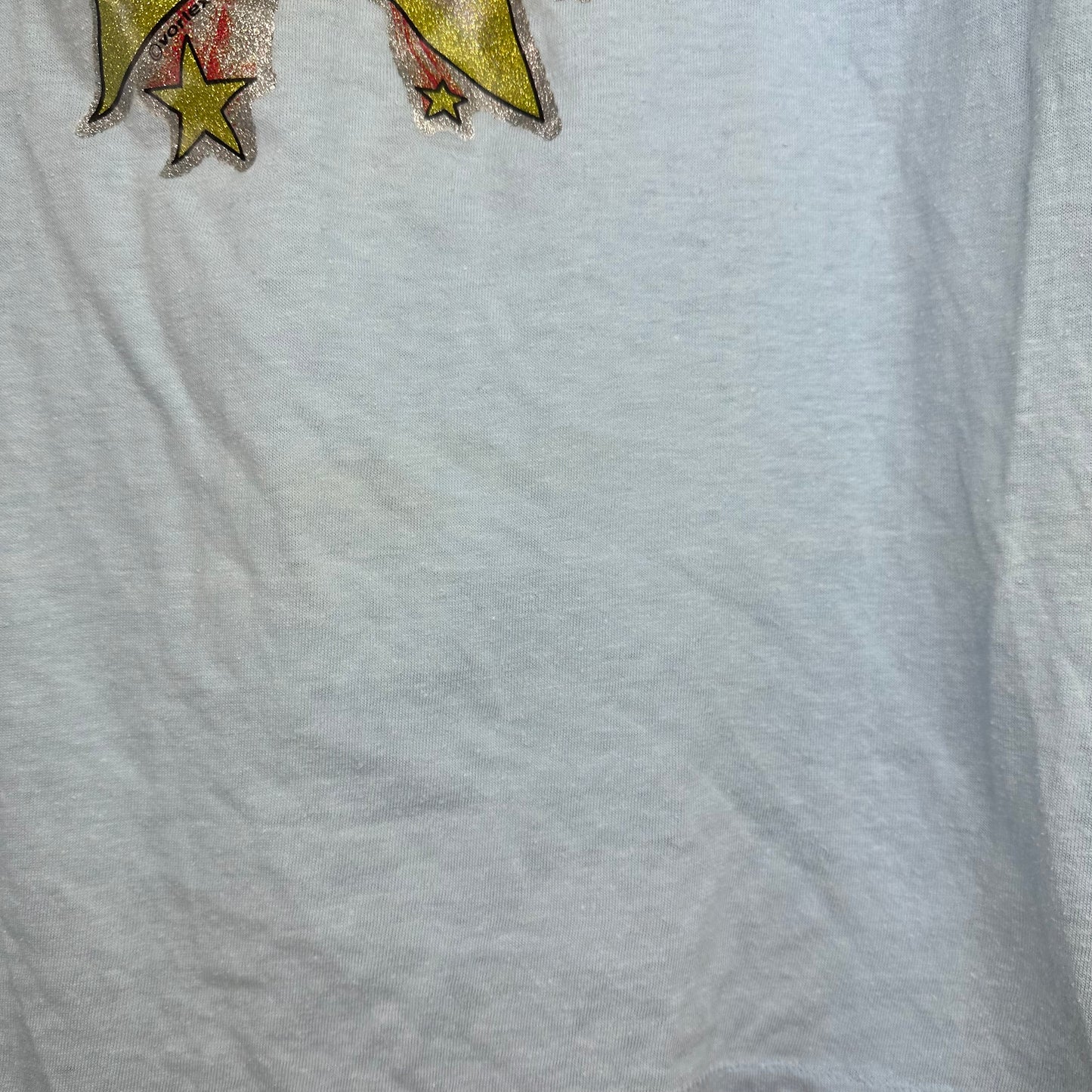 1970s I Only Go With The Best T-Shirt, Ched size Small, Vortex Glitter Transfer