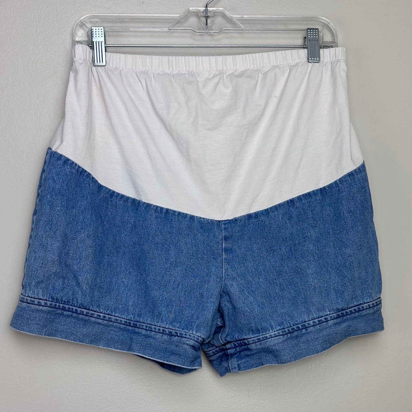 1990s Maternity Blue Jean Shorts, In Due Time Size Small