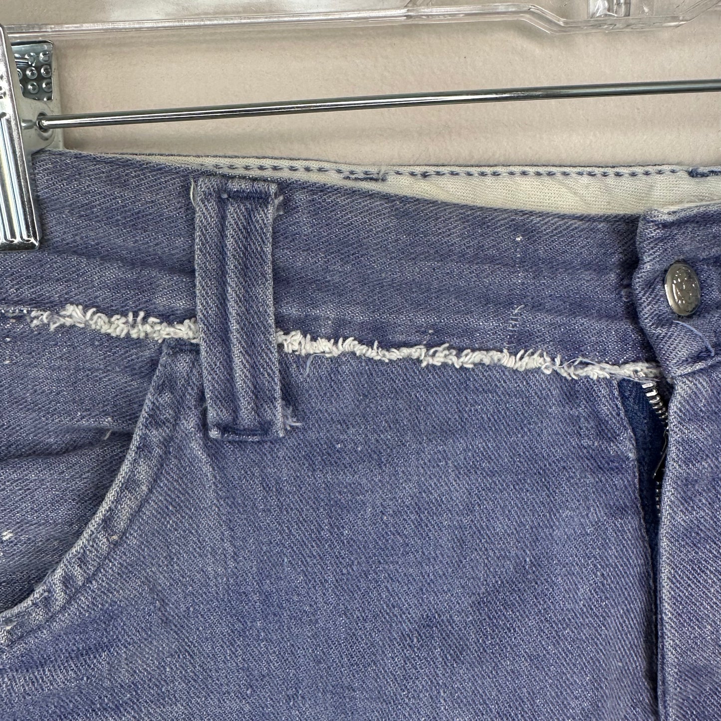 1970s Cut Off Blue Jean Shorts, Zayre Matt Andrew’s, 29.5" Waist