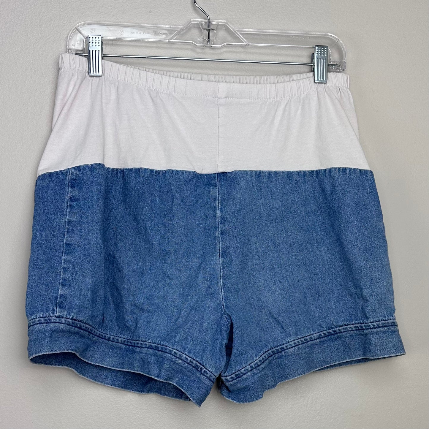 1990s Maternity Blue Jean Shorts, In Due Time Size Small