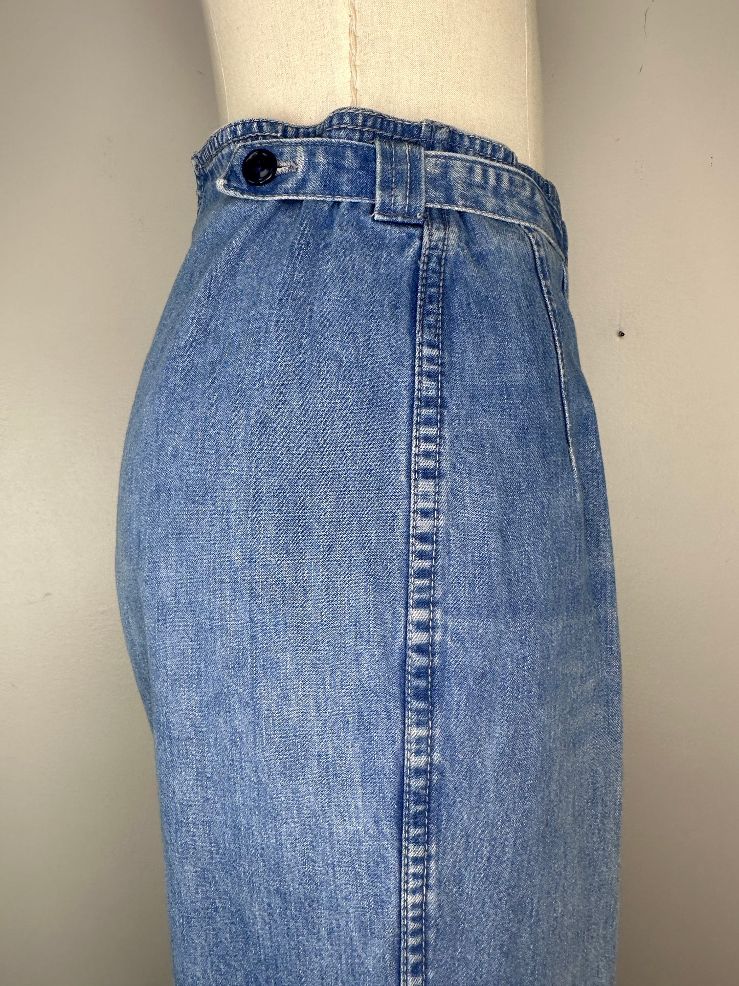 1980s Wide Leg Jeans, Foxmoor 27"x31.5"