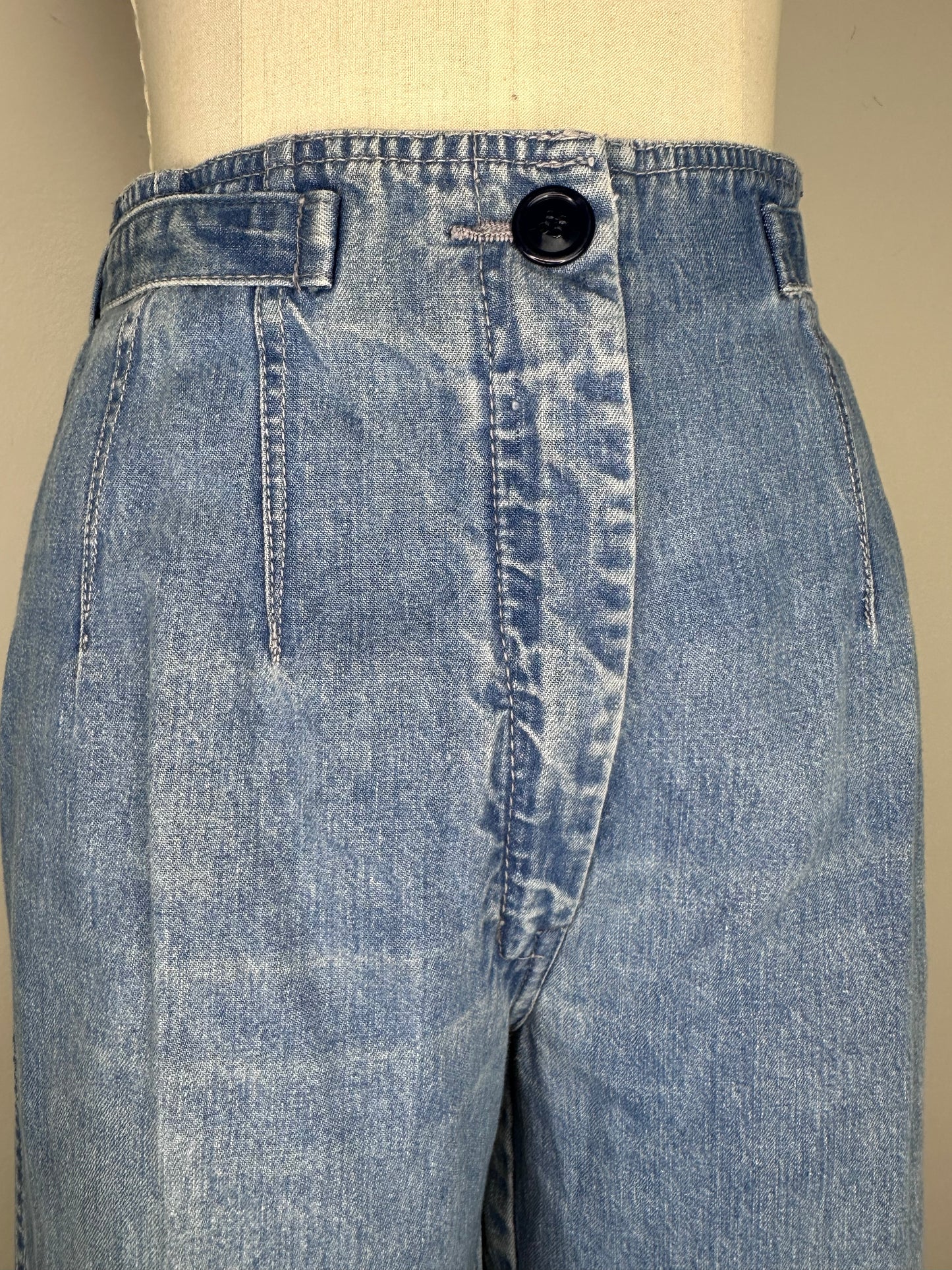 1980s Wide Leg Jeans, Foxmoor 27"x31.5"