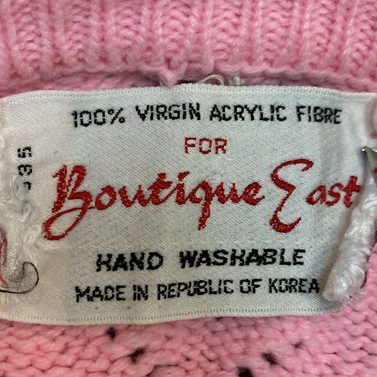 1960s Bubblegum Pink Cardigan Sweater, Boutique East, Size Small