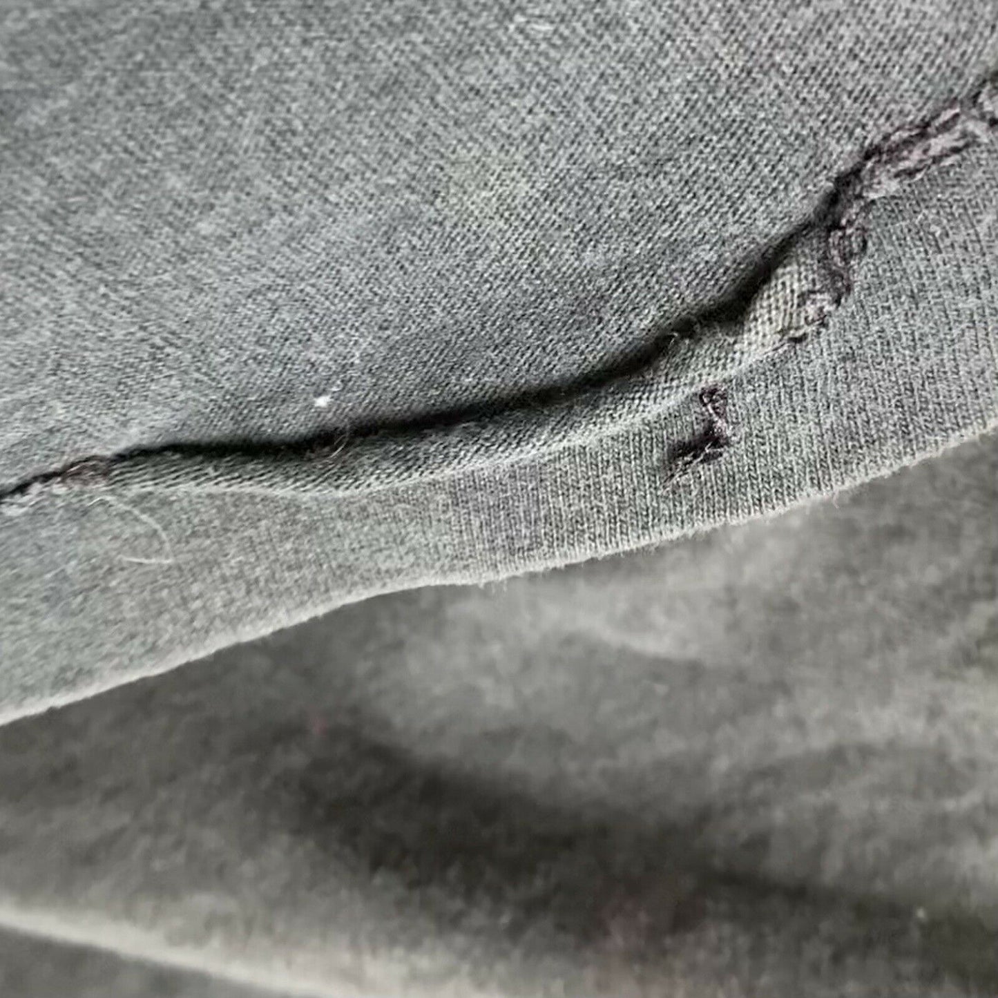 1980s Faded Black Pocket T-Shirt, Size Medium, 80s Single Stitch Blank Tee