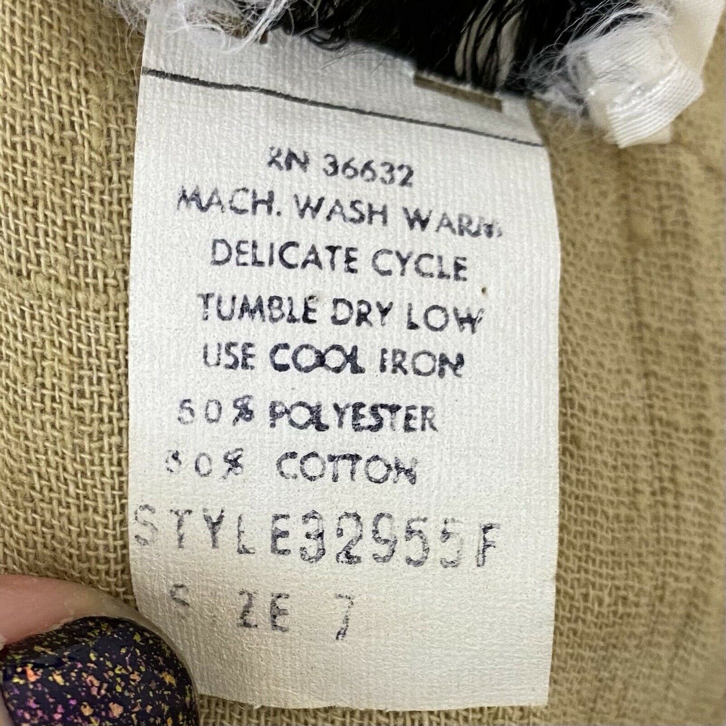 1970s Prairie Midi Dress, Tan Gauze and Floral Lace, PBJ by Jerell, Size Small