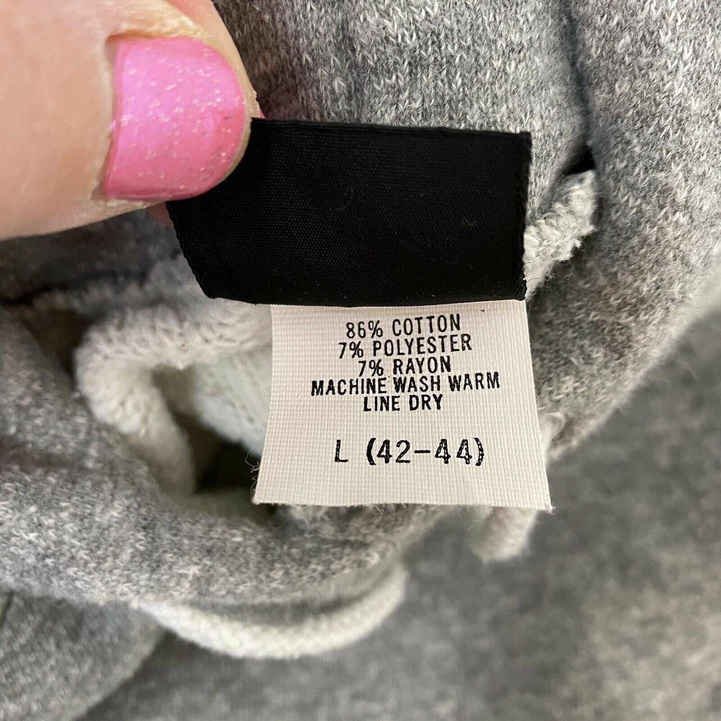 1970s Gray Tri-Blend Hooded Sweatshirt, Sears, Size Small, Pullover Hoodie