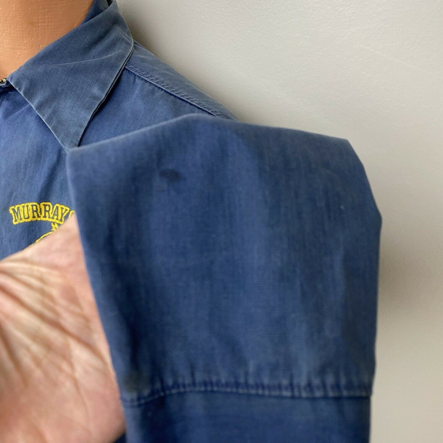 1950s Murray State College Jacket, Size Small, Kentucky University, 50s Flocked Print