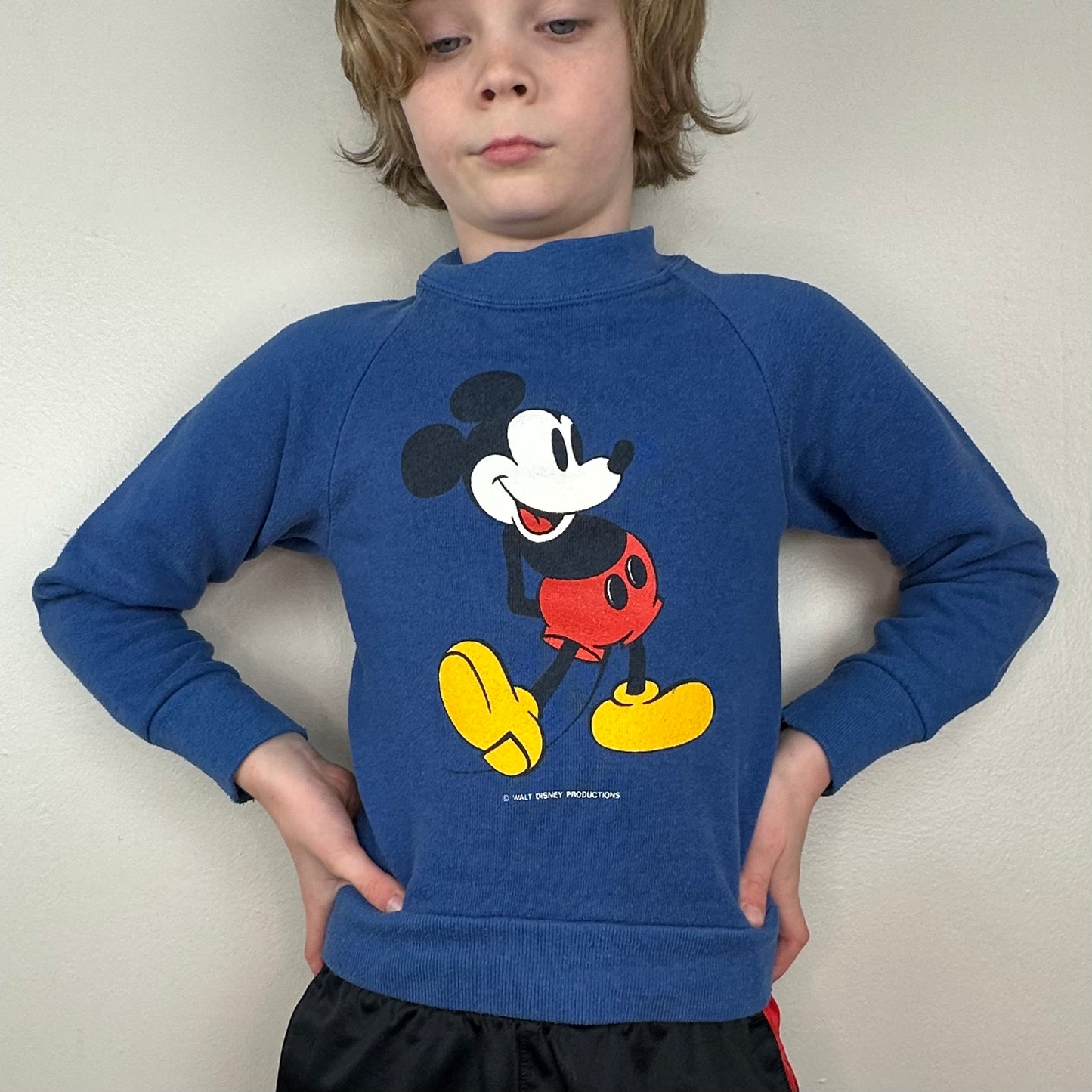 1980s Mickey Mouse Sweatshirt, Jerzees Size 6-8