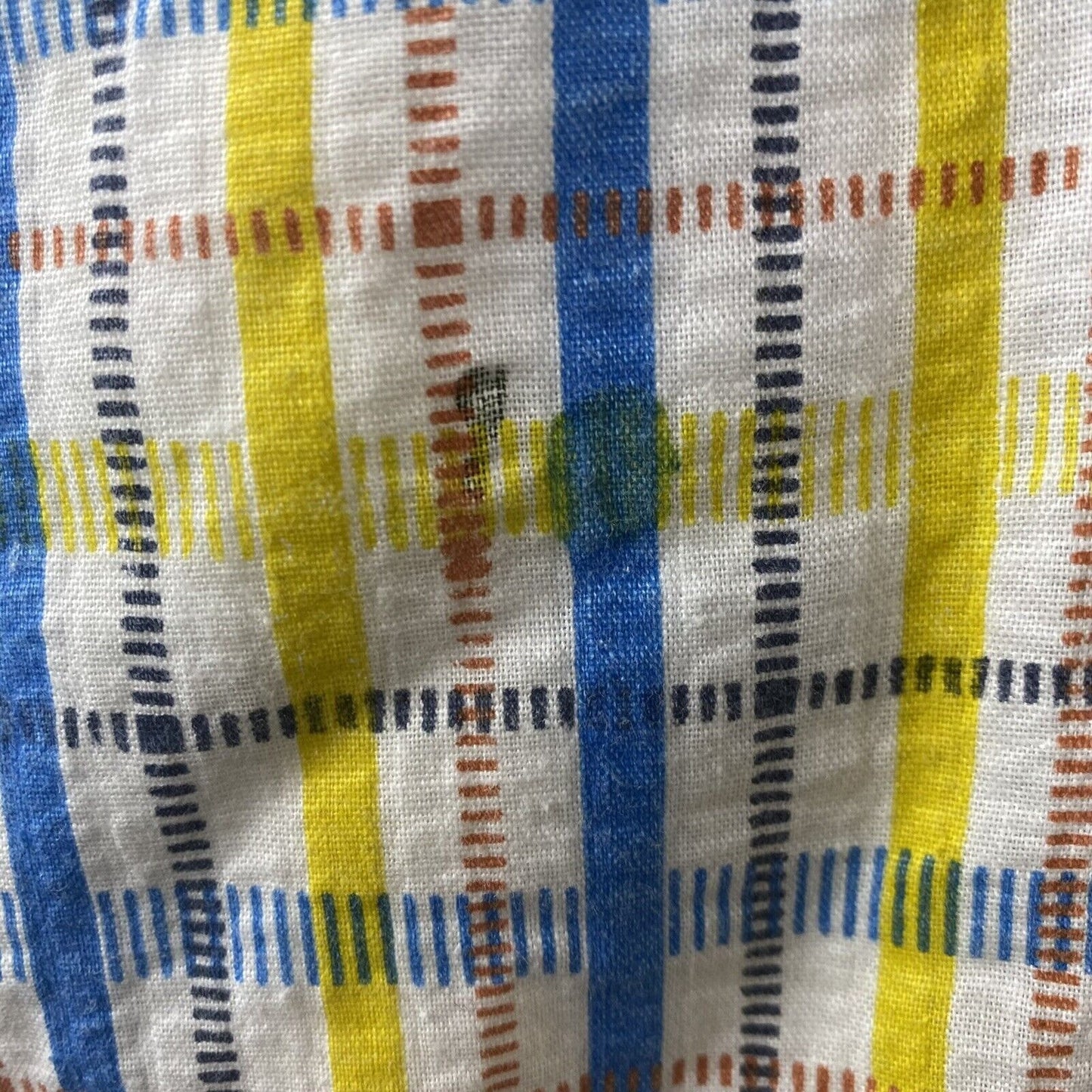 1970s Pleetway Towel Lined Plaid Beach Kilt, Swimsuit Cover Up, Terrycloth Wrap