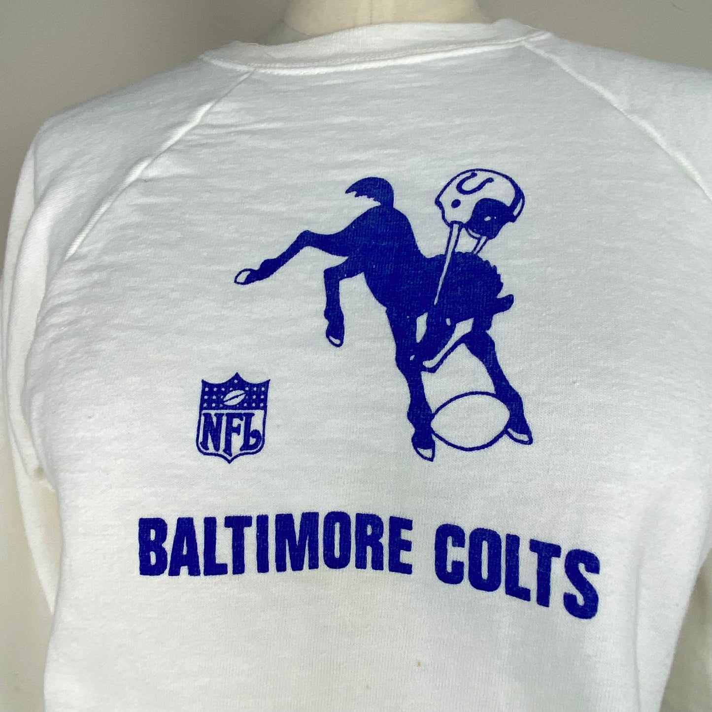 1960s/70s Baltimore Colts Sweatshirt, Stedman Size Youth XL/Adult Small, NFL Football Team
