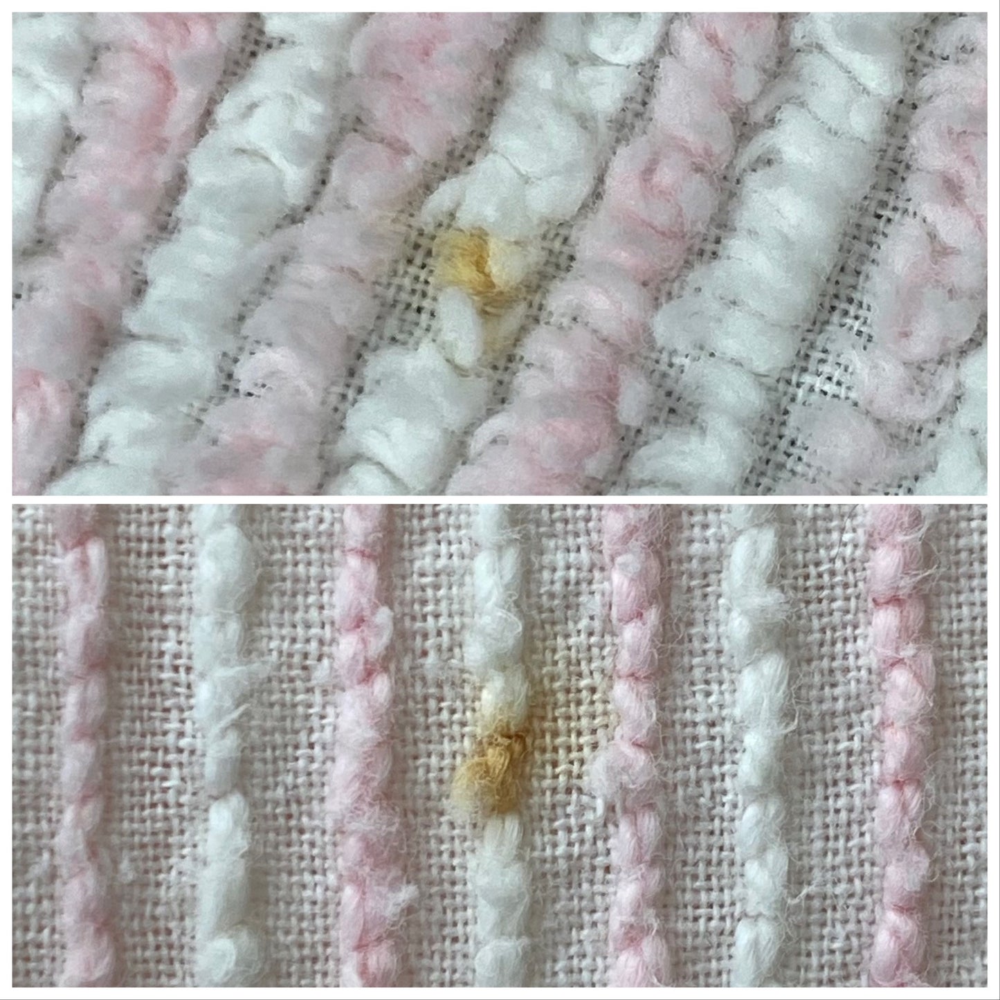 Vintage Pink Chenille Beach Jacket, Size S/M, Bed Jacket, Chenille Robe
